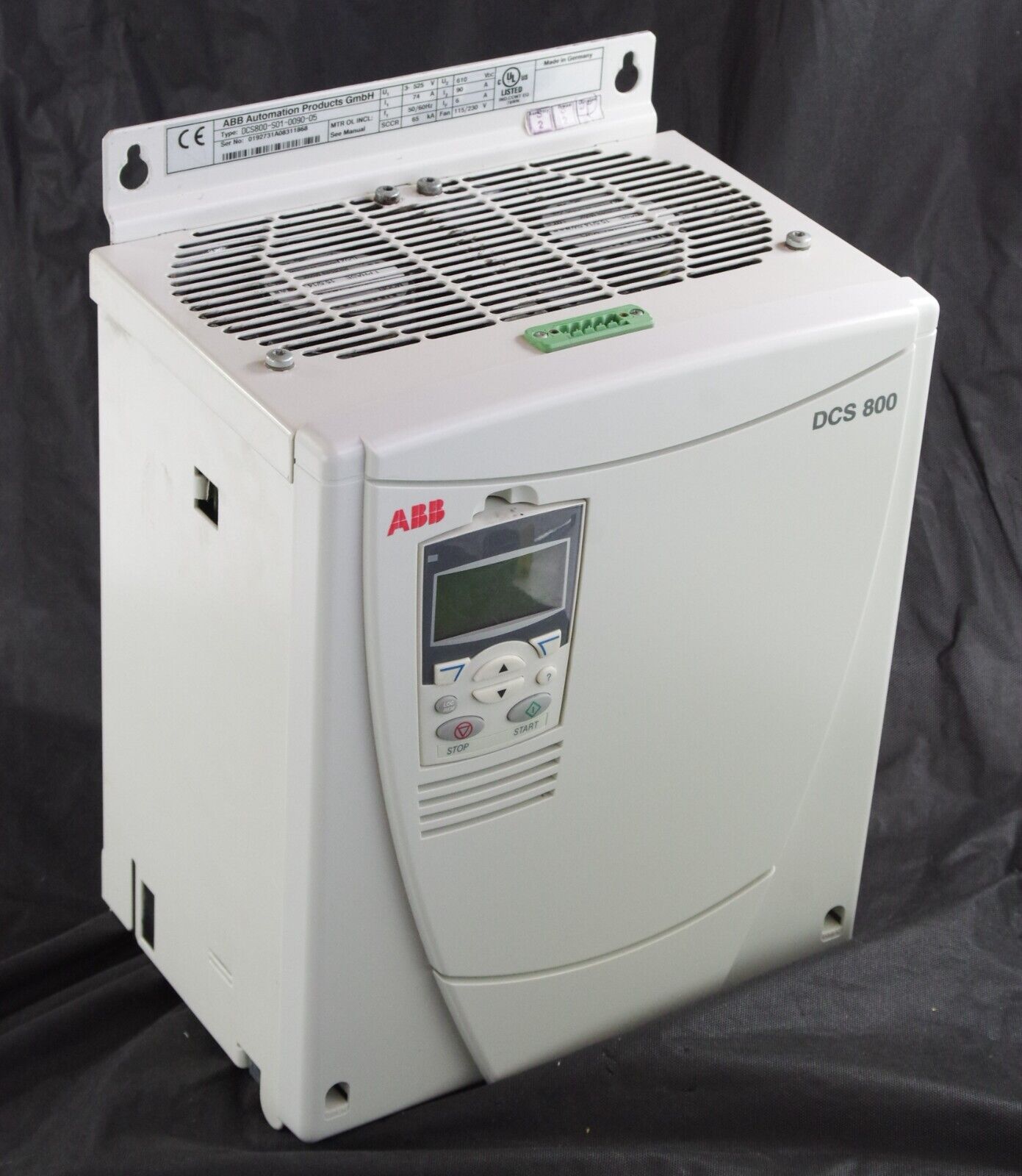 ABB DCS800-S01-0090-05 DCS800 DC Drive  20HP - 40HP@480V 78A + 1 Year Warranty