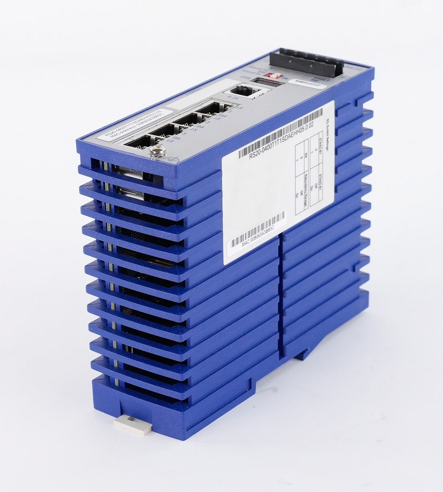 Hirschmann RS20 Rail Switch 60VDC 18-30VAC 50/60Hz