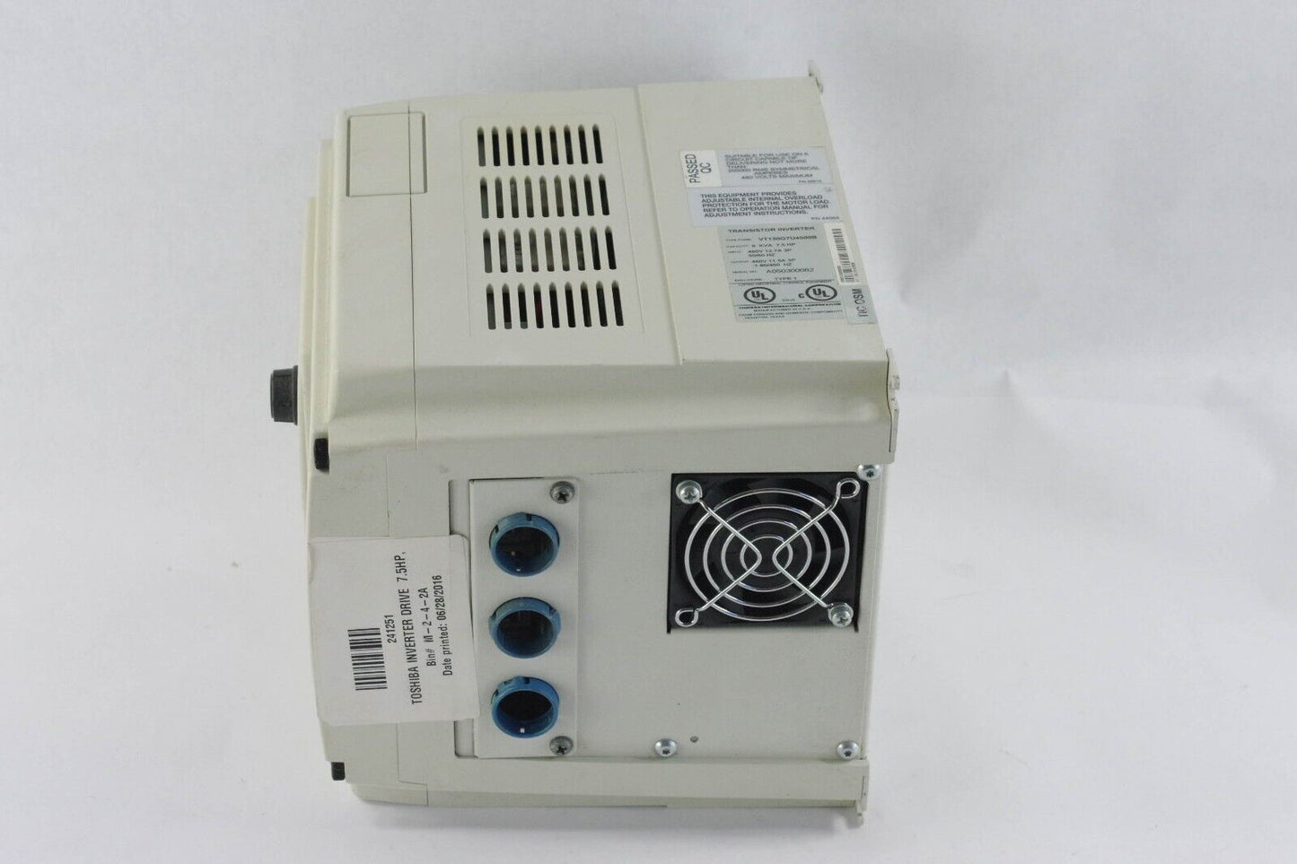 Toshiba VT130G7U4080B G7 Transistor Inverter AC Drive 7.5HP 460V