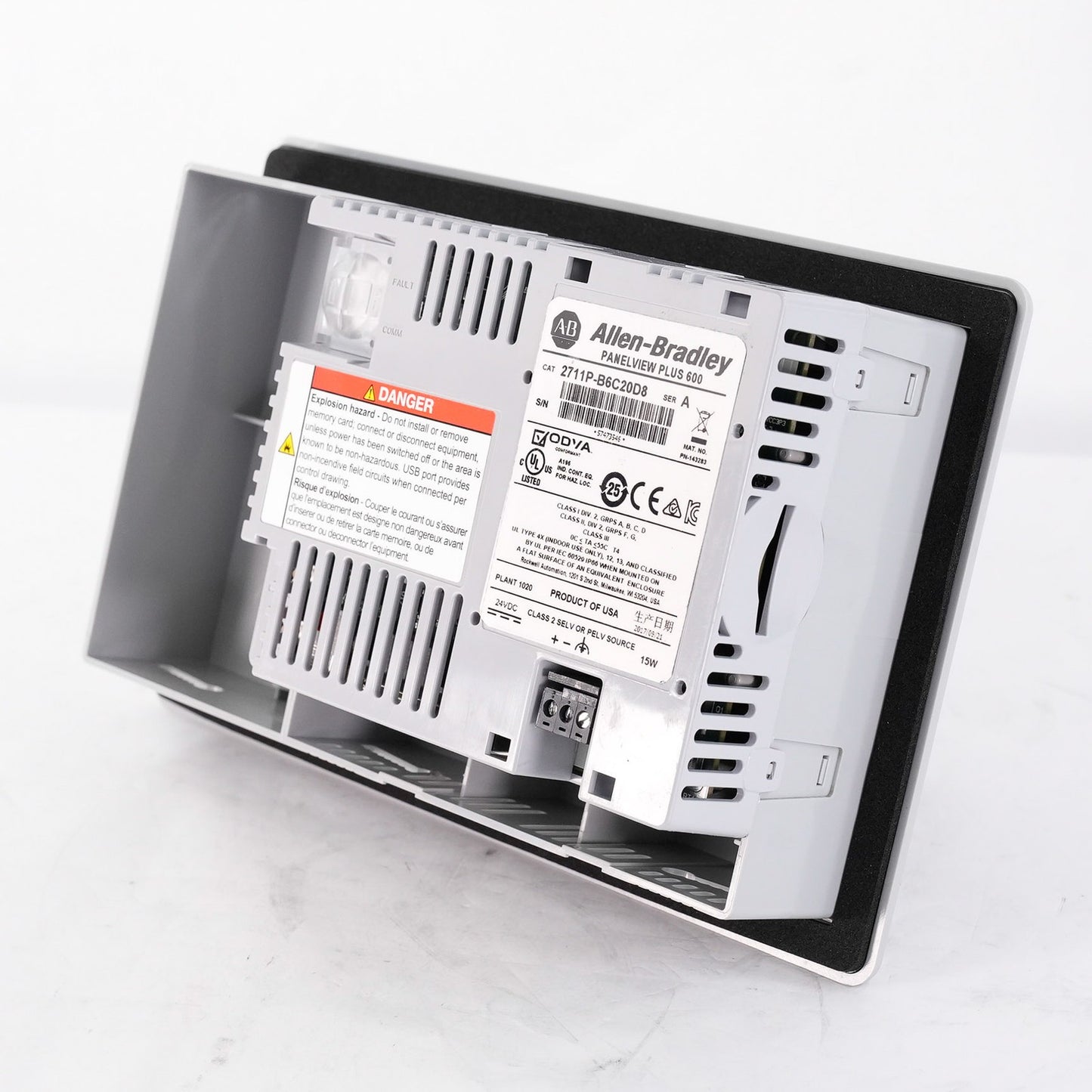Allen Bradley 2711P-B6C20D8 /A PanelView Plus 600 Color Key/Touch 2711PB6C20D8