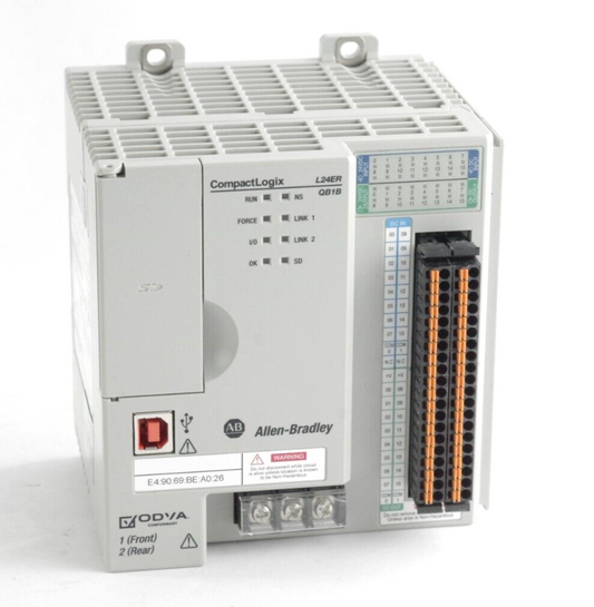 Allen Bradley 1769-L24ER-QB1B Ser A CompactLogix 750kB Controller