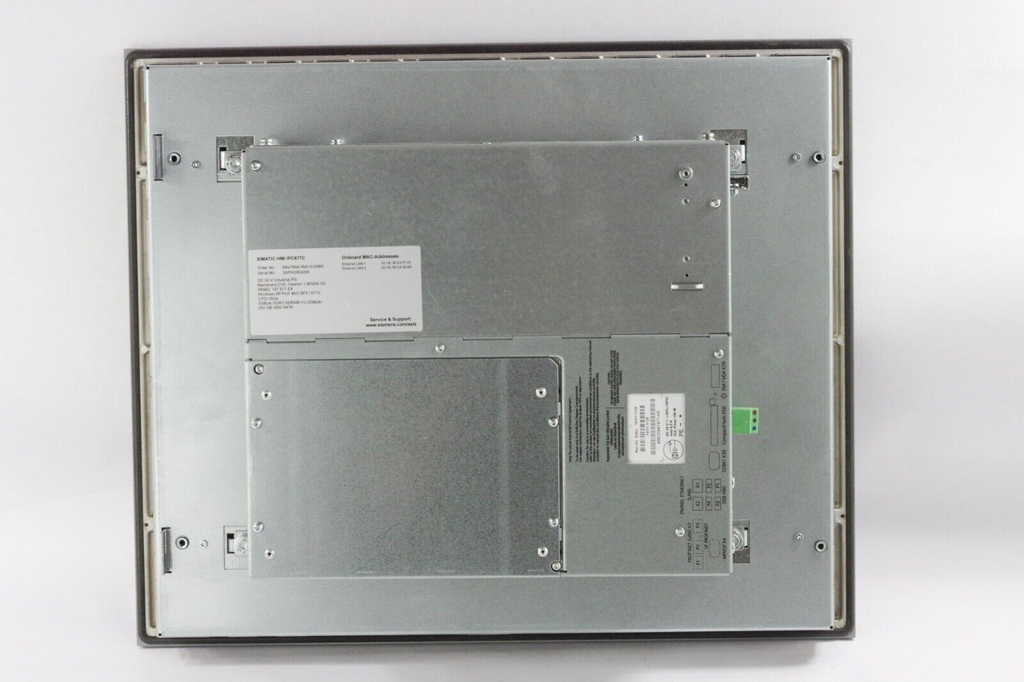 Siemens 19" Simatic IPC HMI IPC677C 6AV7894-3AA10-0AB0 / 1P6AV78943AA100AB0