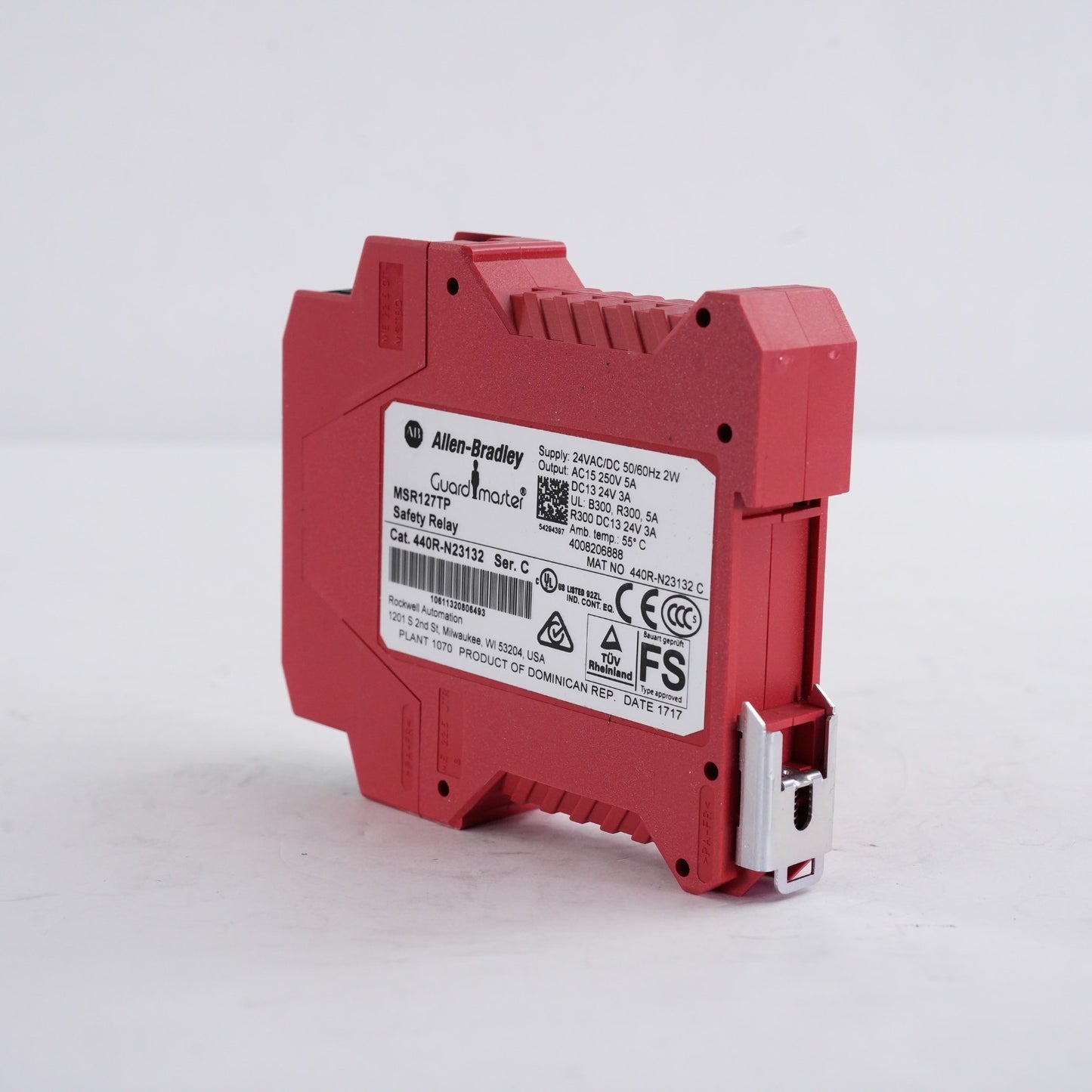 Allen Bradley 440R-N23132 /C Guardmaster MSR127TP Safety Relay