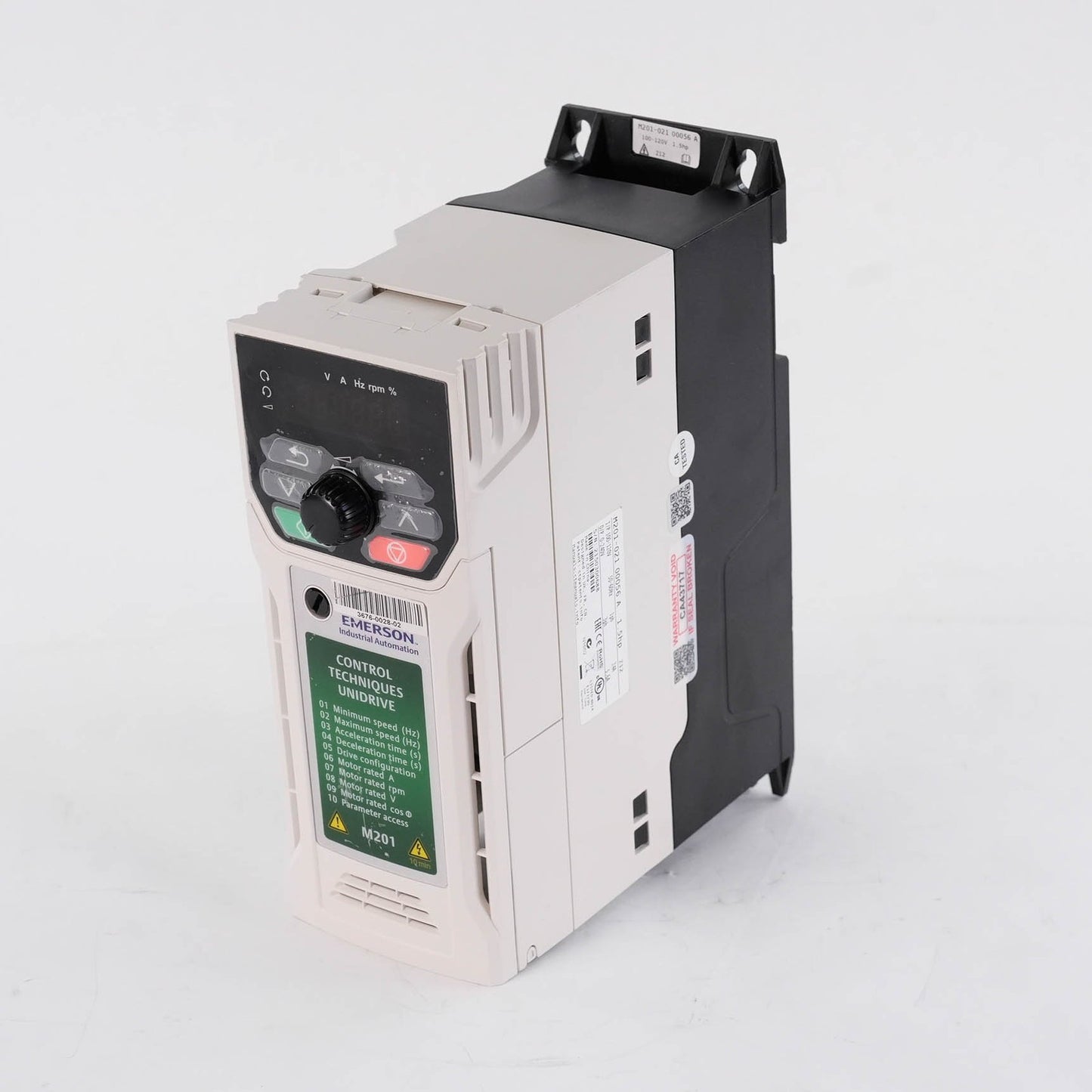 Emerson Unidrive M201-021 0056 A AC Drive 1.5kW 2HP 200-240V M201-0210056A