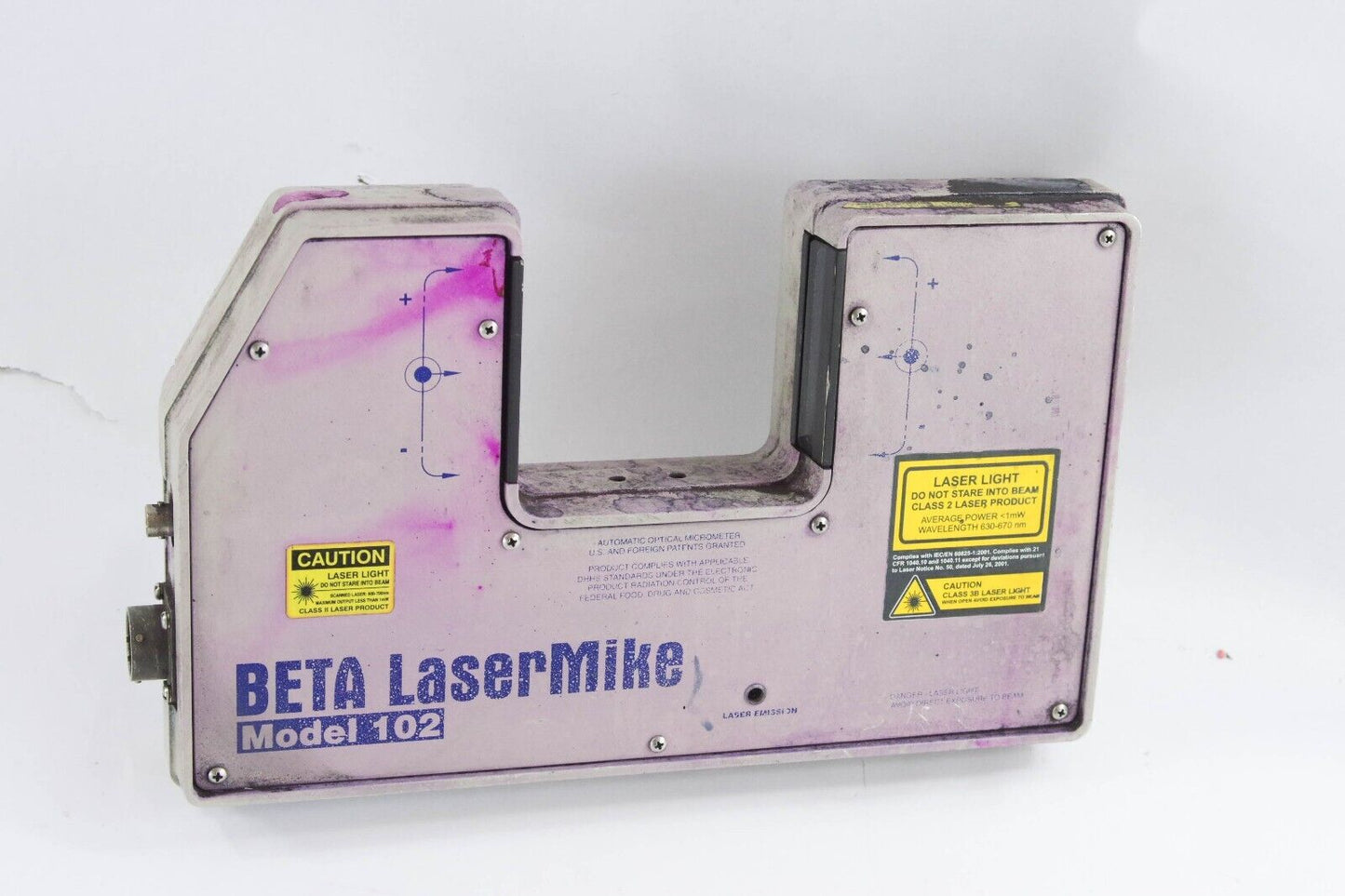 BETA LASERMIKE 82593 Model 102 Scanned Laser - For Parts or Repair