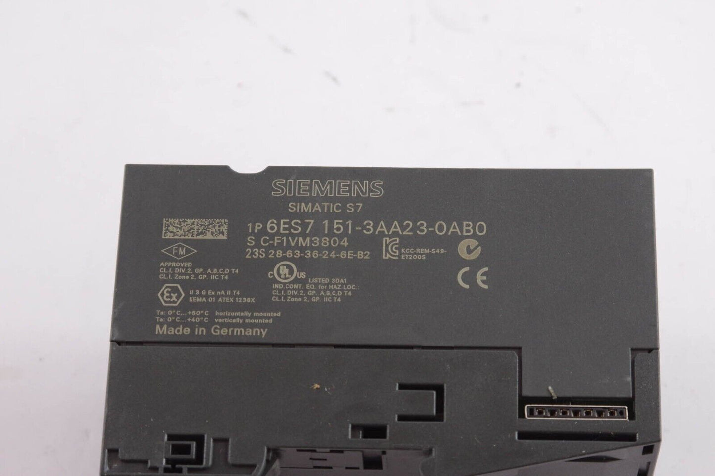 Siemens 6ES7 151-3AA23-0AB0 / 6ES71513AA230AB0 SIMATIC S7 C-F1VM3840