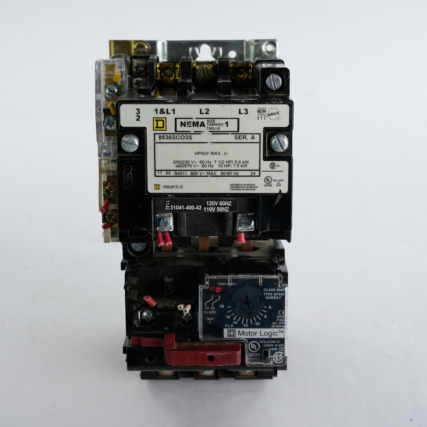 Square D 8536SCO3S Series A Size 1 Starter 110/120V Coil