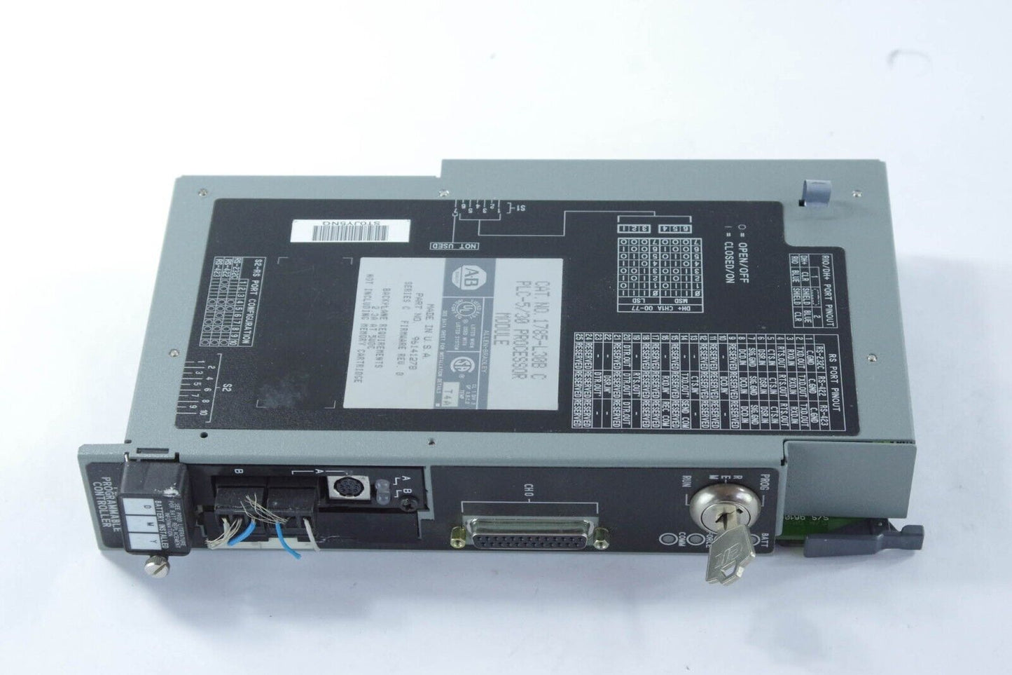 ALLEN BRADLEY 1785-L30B PLC 5/30 PROCESSOR MODULE Ser C