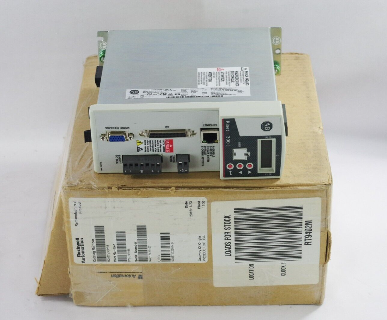 Allen Bradley Kinetix 300 2097-V33PR3 /A Servo Drive - AB Remanufactured Surplus