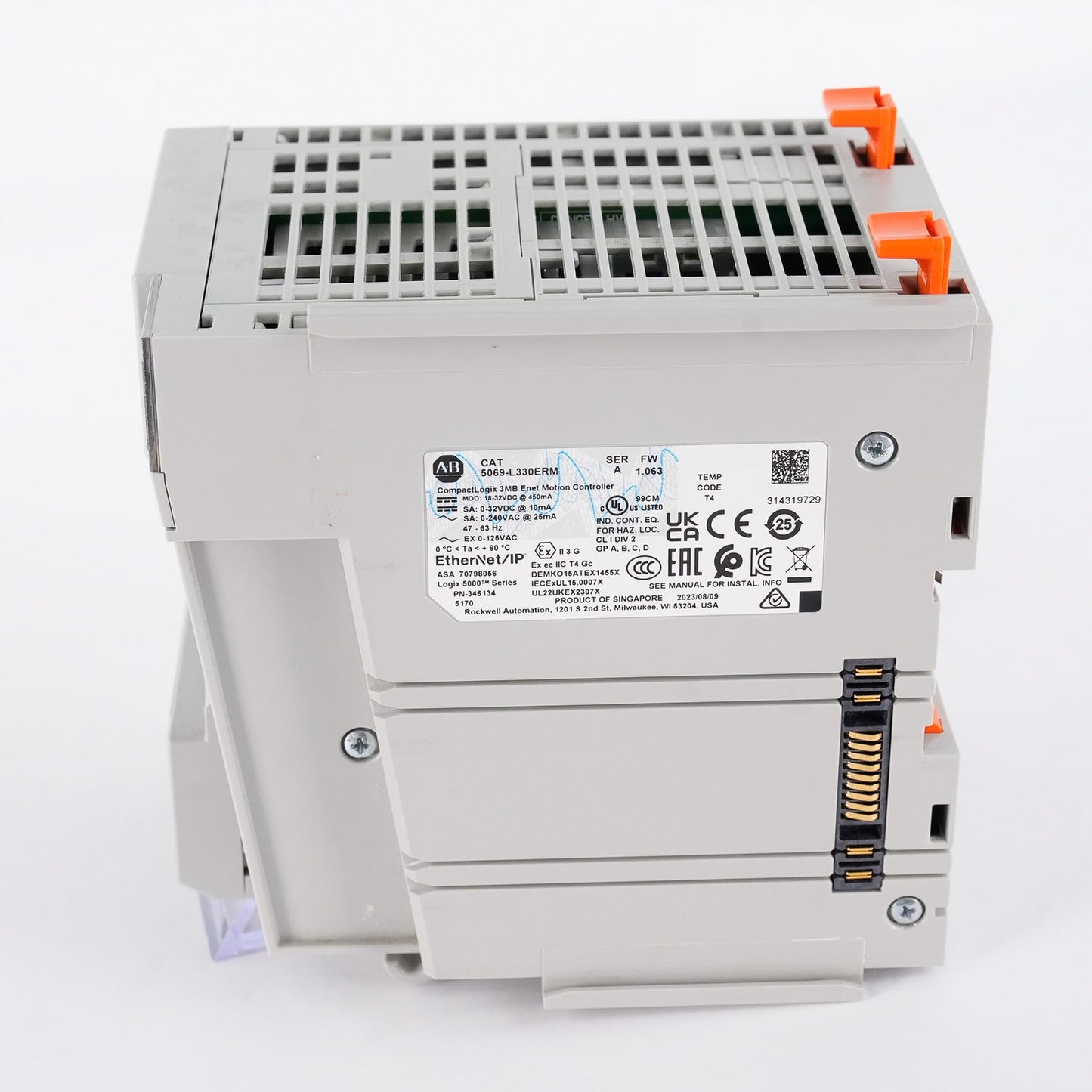 Allen Bradley 5069-L330ERM /A CompactLogix 5380 Controller 3MB 5069L330ERM