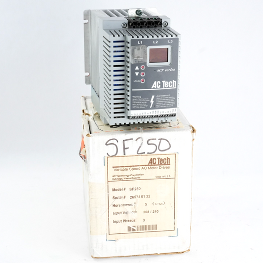 AC Tech Lenze SF250 Variable Speed AC Motor Drive SCF Series