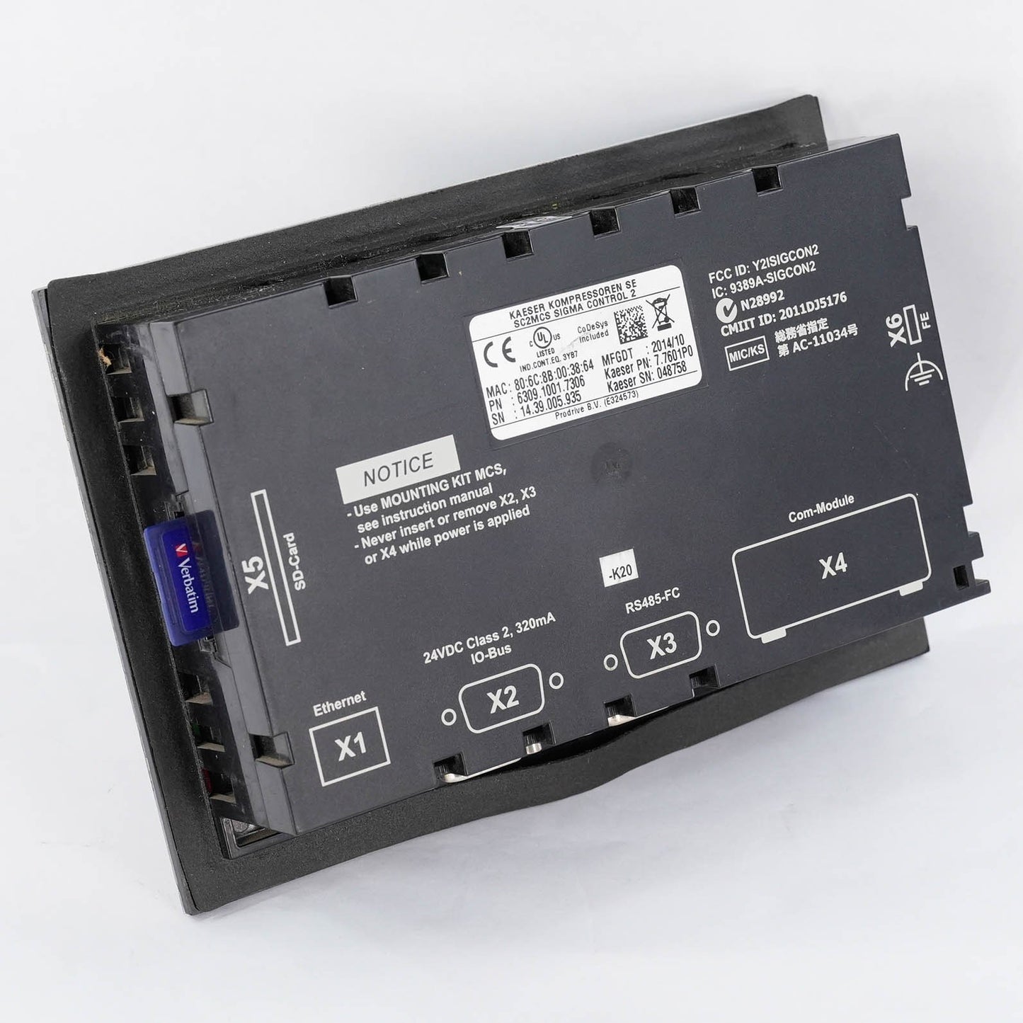 Kaeser 7.7601P0 6309.1001.7306 77601P0 Sigma Control 2 SC2MCS Compressor Control