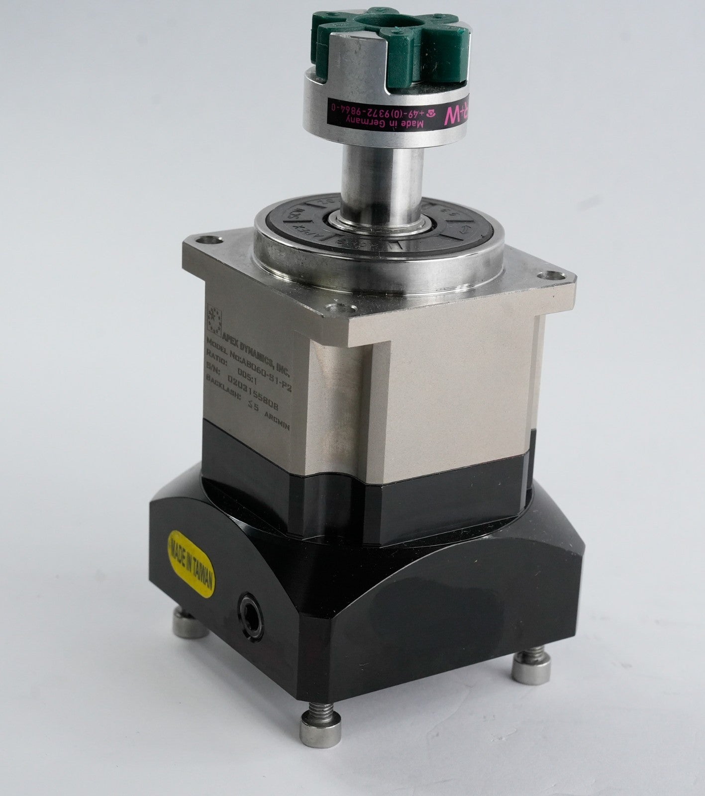 Apex Dynamics AB060-S1-P2 / AB060S1P2 Gearbox Gear Head Servo 005:1 Ratio