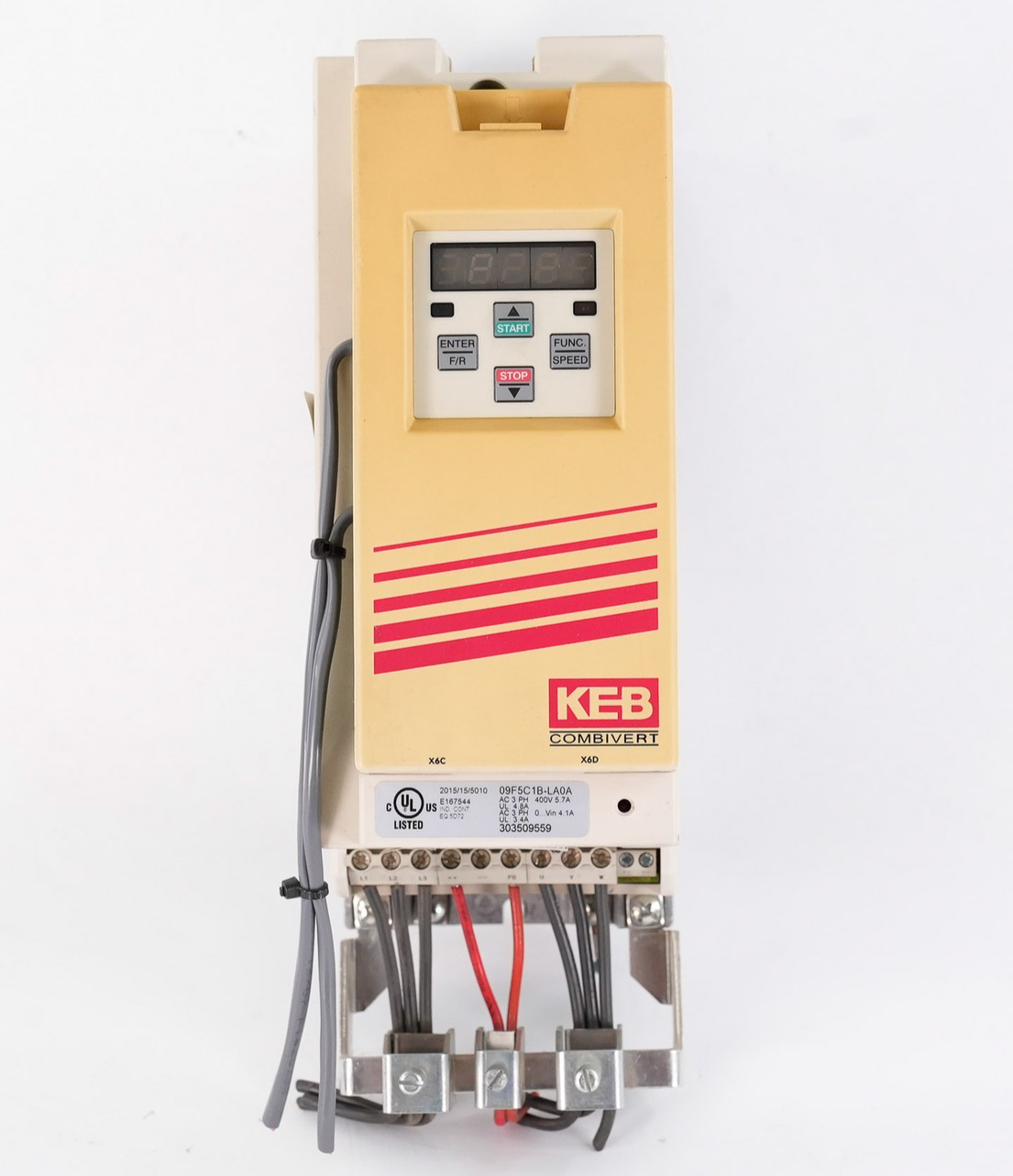 KEB Combivert 09.F5.C1B-LA0A AC Drive F5C 2HP 3.4A 3-Phase 09F5C1BLA0A