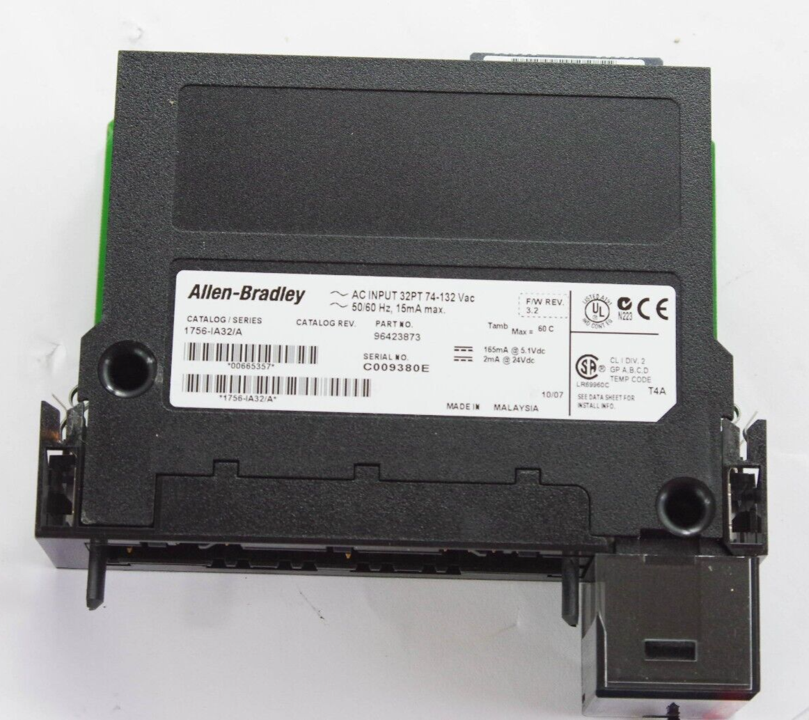 Allen Bradley 1756-IA32 / 1756IA32 Ser A 32 Point Digital Input Module 74-132VAC