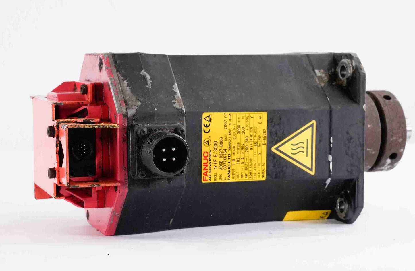 FANUC A06B-0227-B000 AC Servo Motor Model aiF 8/3000 1.6kW A06B0227B000