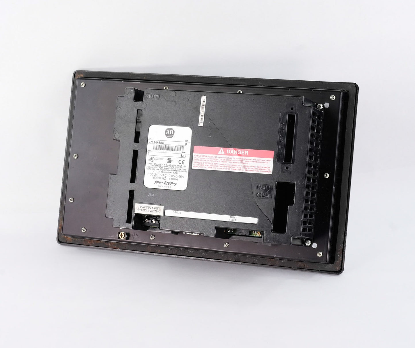 Allen Bradley 2711-K9A8 /F Rev E PanelView 900 Keypad HMI Display 2711K9A8