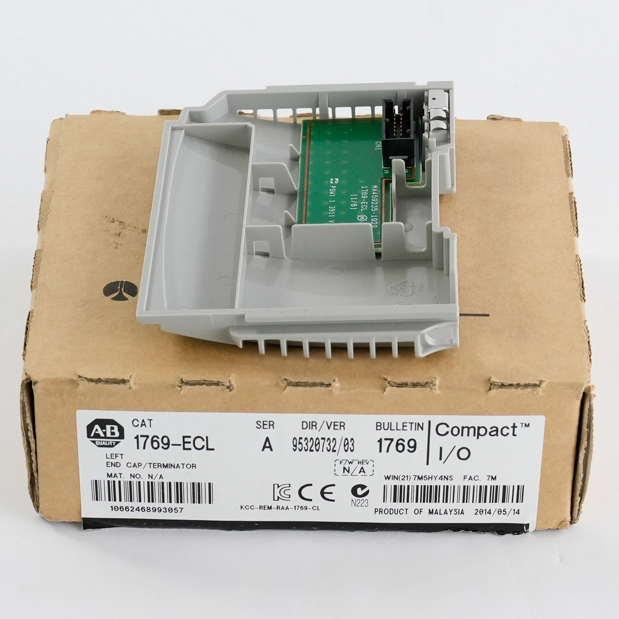 Allen Bradley 1769-ECL Ser A Left End Cap / Terminator - Open Box