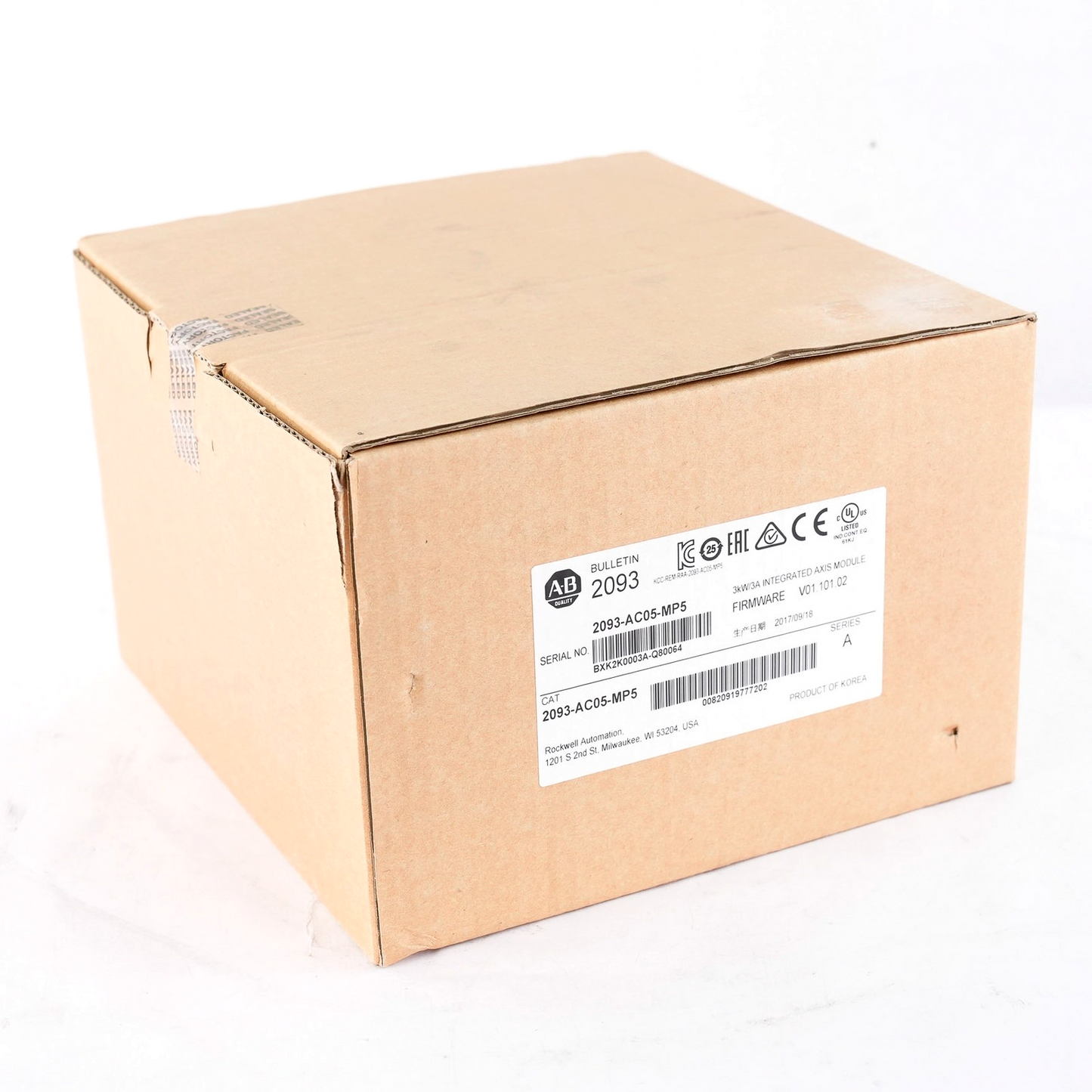 Allen Bradley 2093-AC05-MP5 Kinetix 2000 Integrated Axis Module - Sealed Surplus