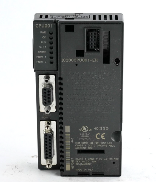 GE Fanuc IC200CPU001-EH CPU Module CPU001 / IC200CPU001EH IC200CPU001