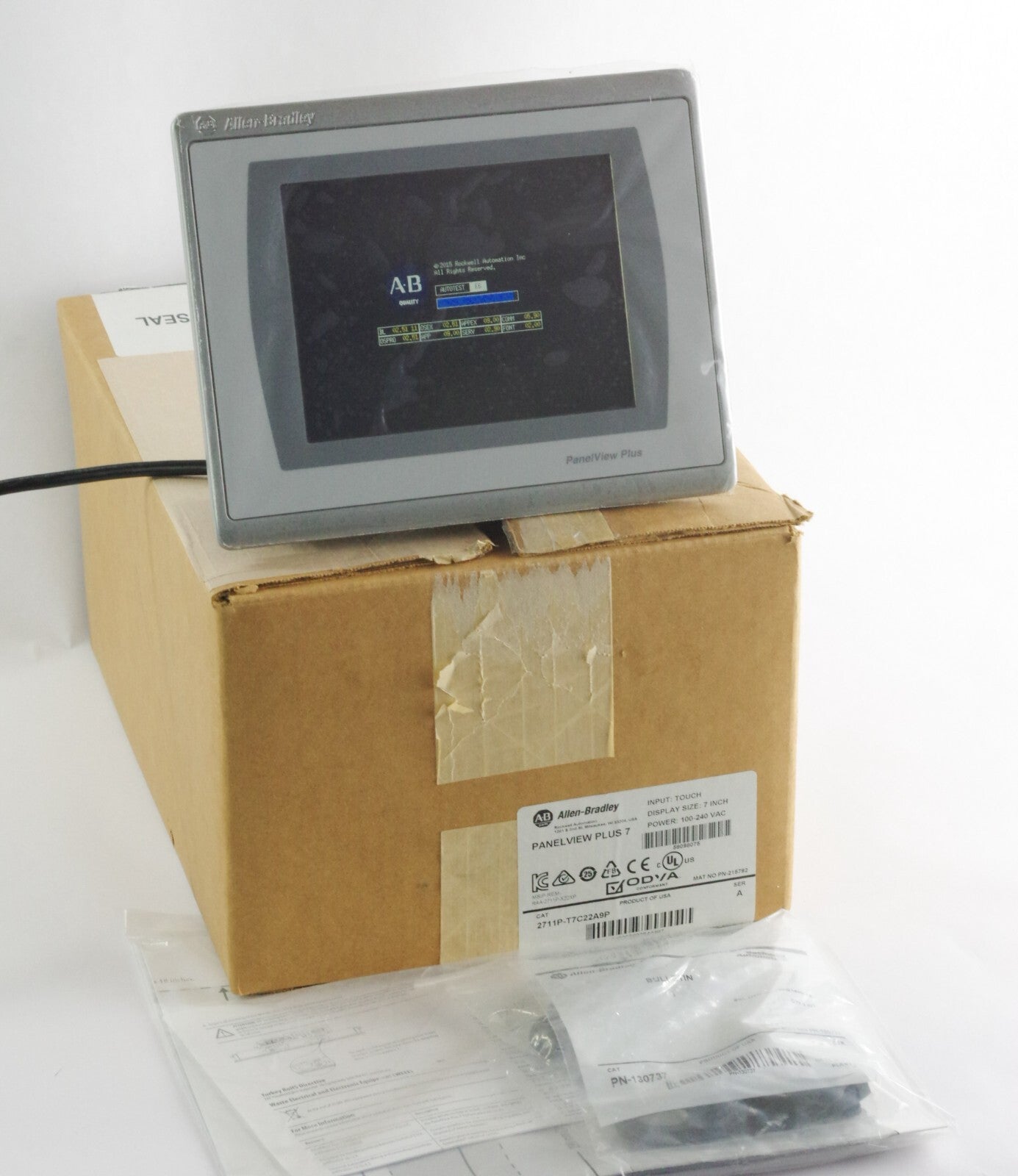 Allen Bradley 2711P-T7C22A9P /A Panelview Plus 7 Terminal - Open Box