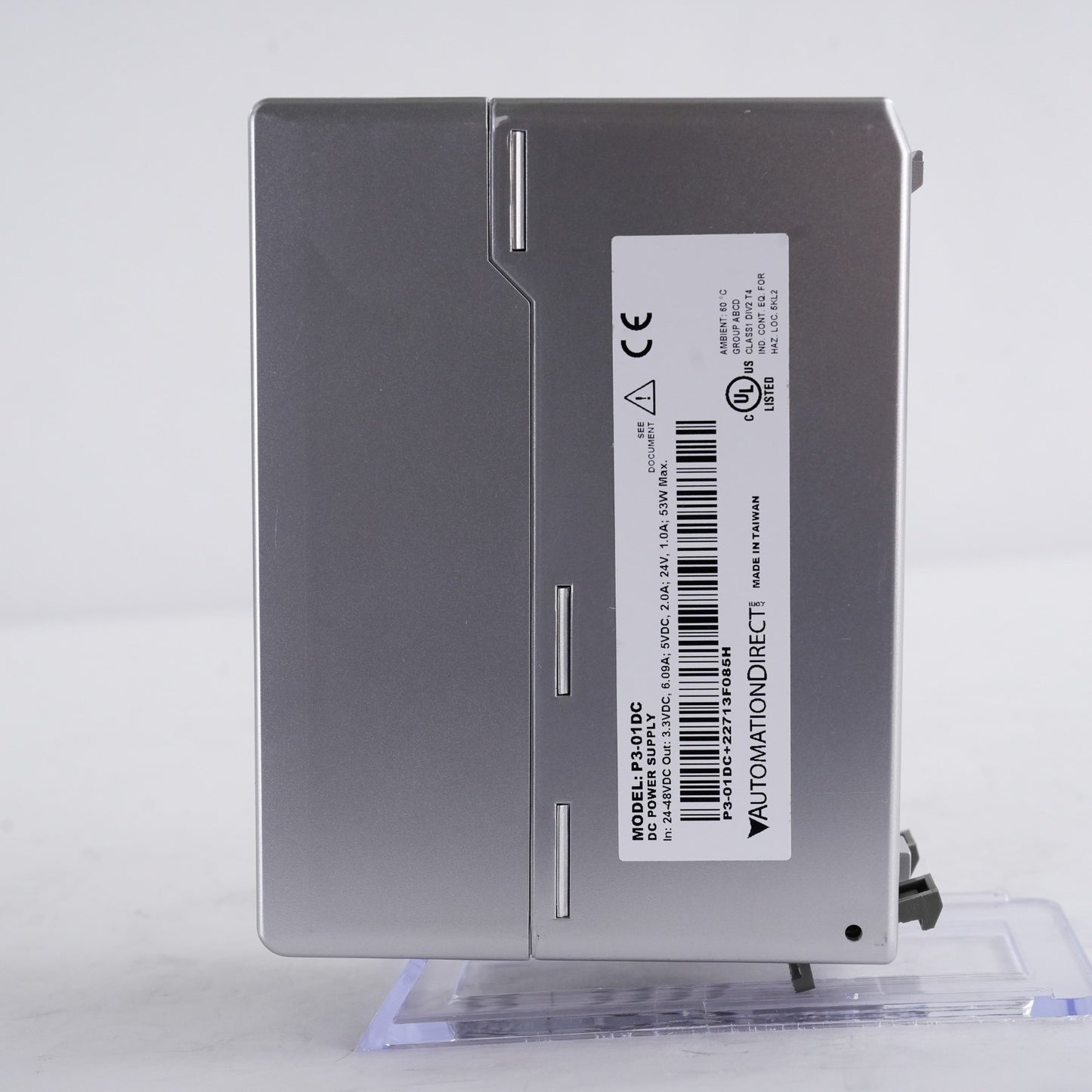 Automation Direct P3-01DC Productivity 3000 DC Base PLC Power Supply - Used