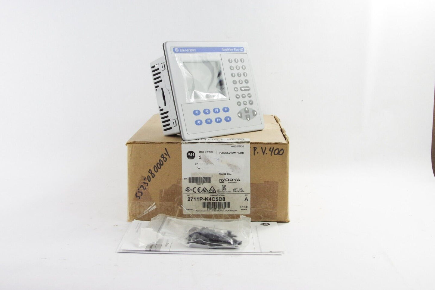 2019 Allen Bradley Panelview Plus 400 2711P-K4C5D8 Ser A - New Open Box