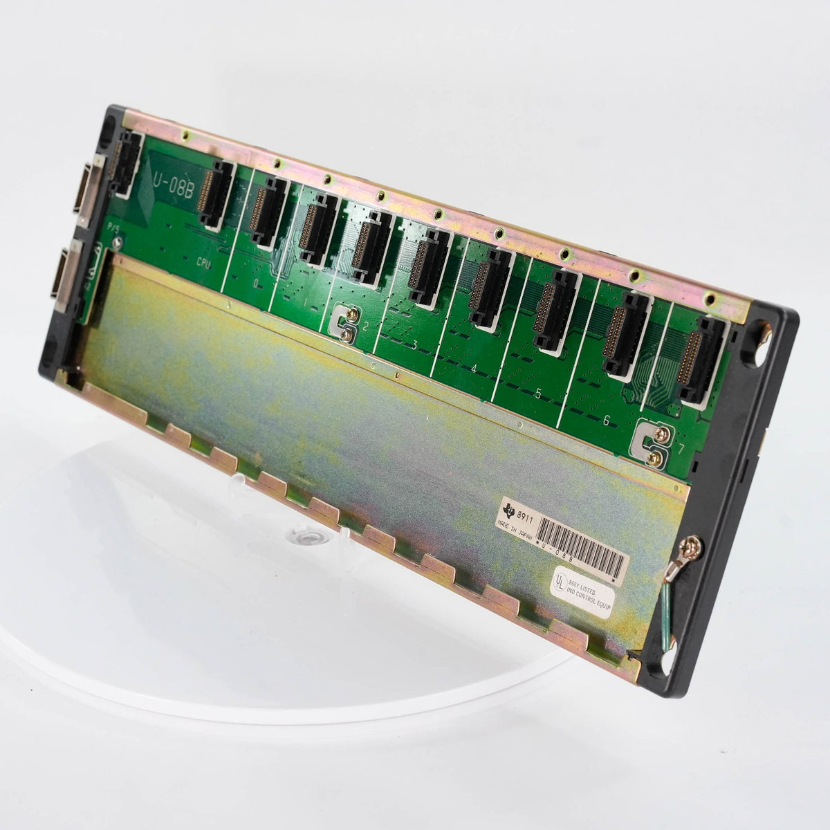 Texas Instruments U-08B 8-Slot I/O Base Series 500 505 PLC Rack Chassis U08B