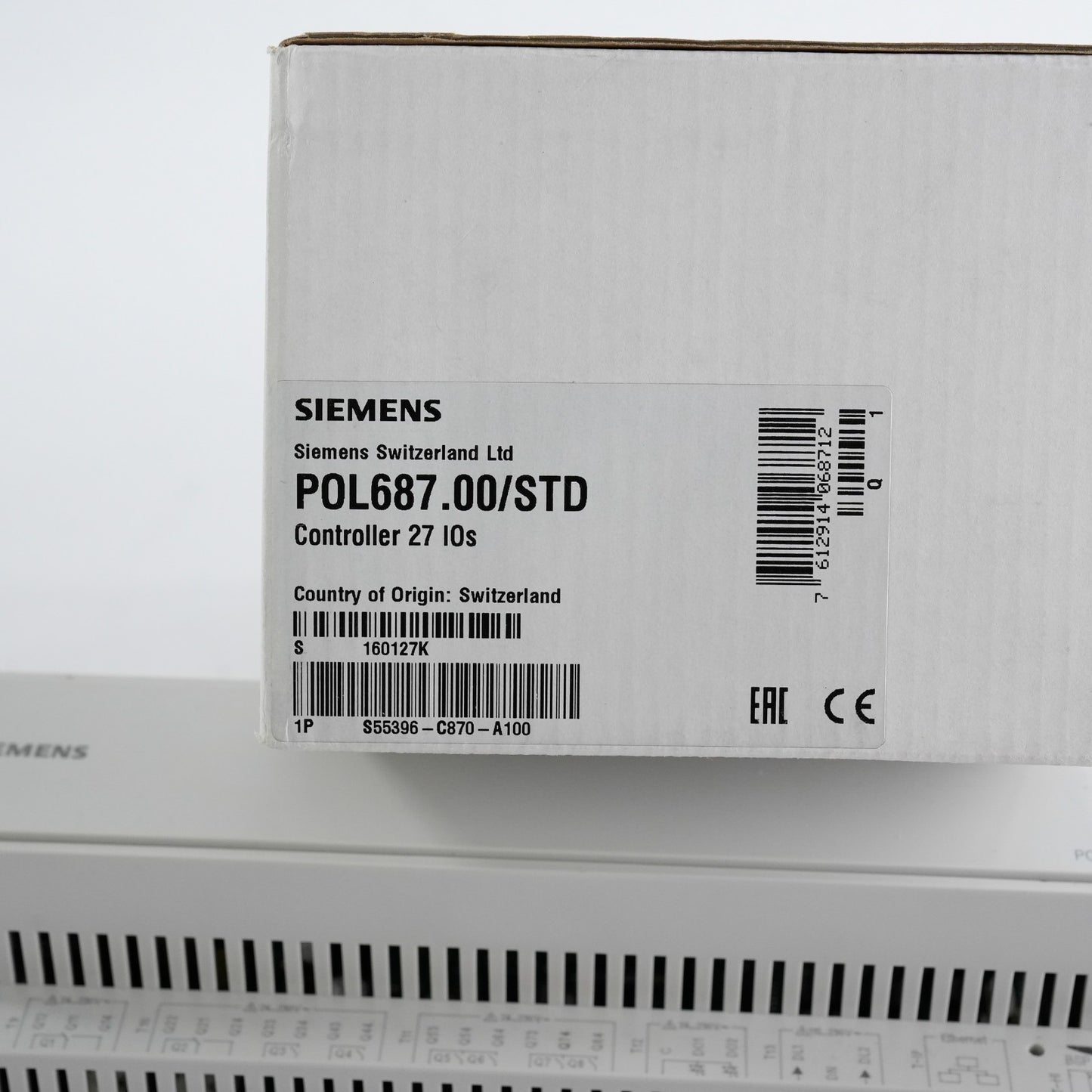 Siemens Climatix PLC POL687.00/STD S55396-C870-A100 POL 687.00/STD No Terminals