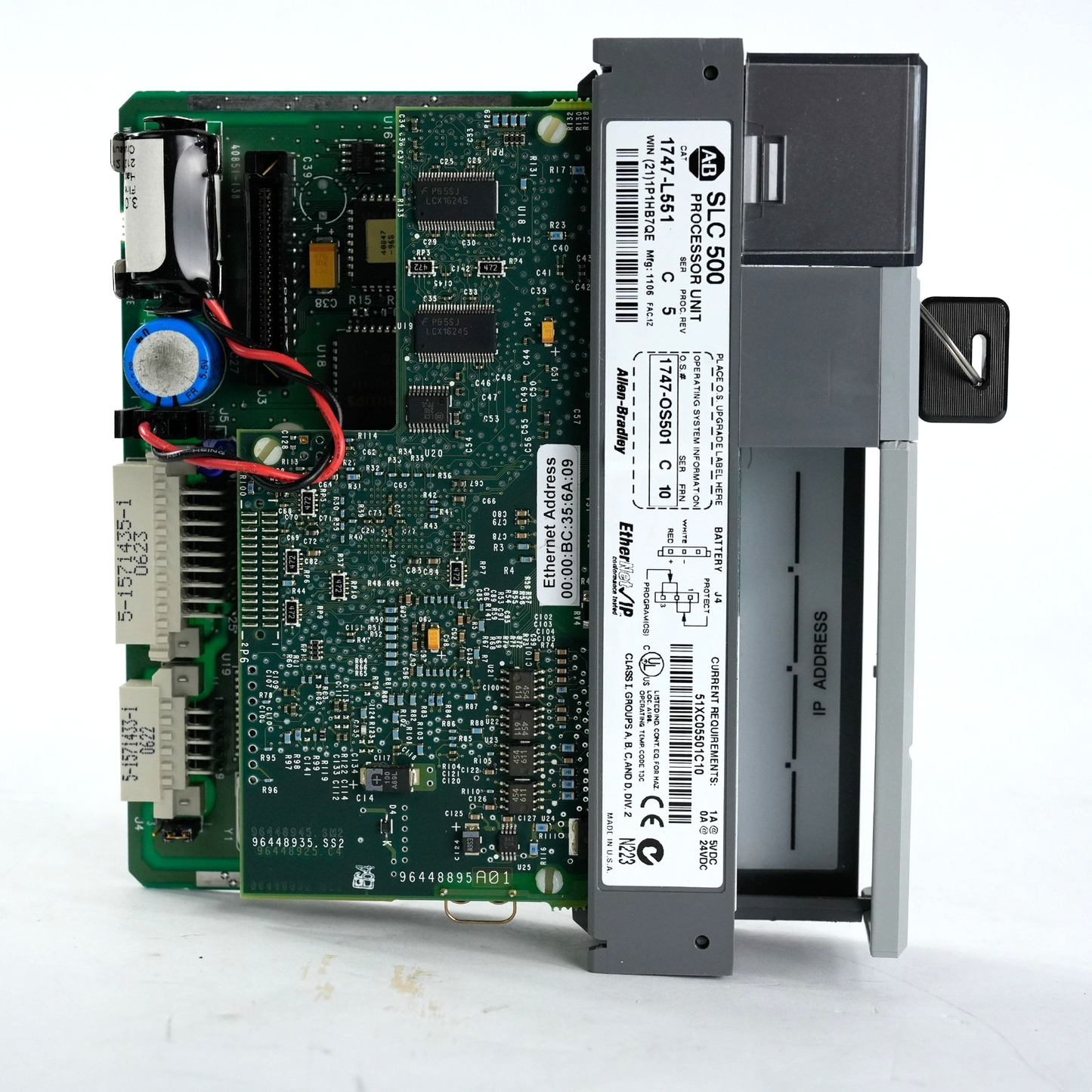 Allen Bradley 1747-L551 /C SLC 500 Processor Unit OS501/C 1747L551