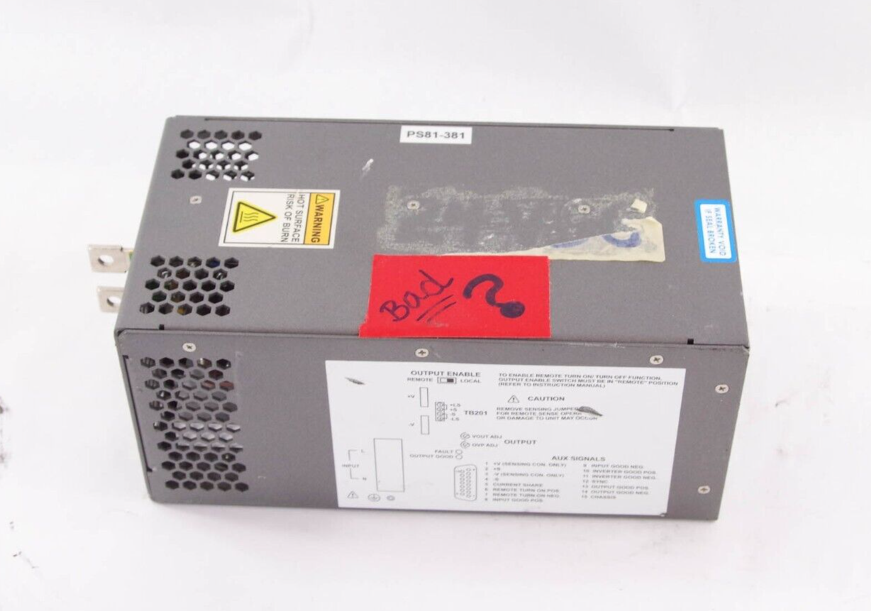 TDK Lambda LZS-A1000-3 / LZSA10003 Regulated Power Supply - For Parts or Repair