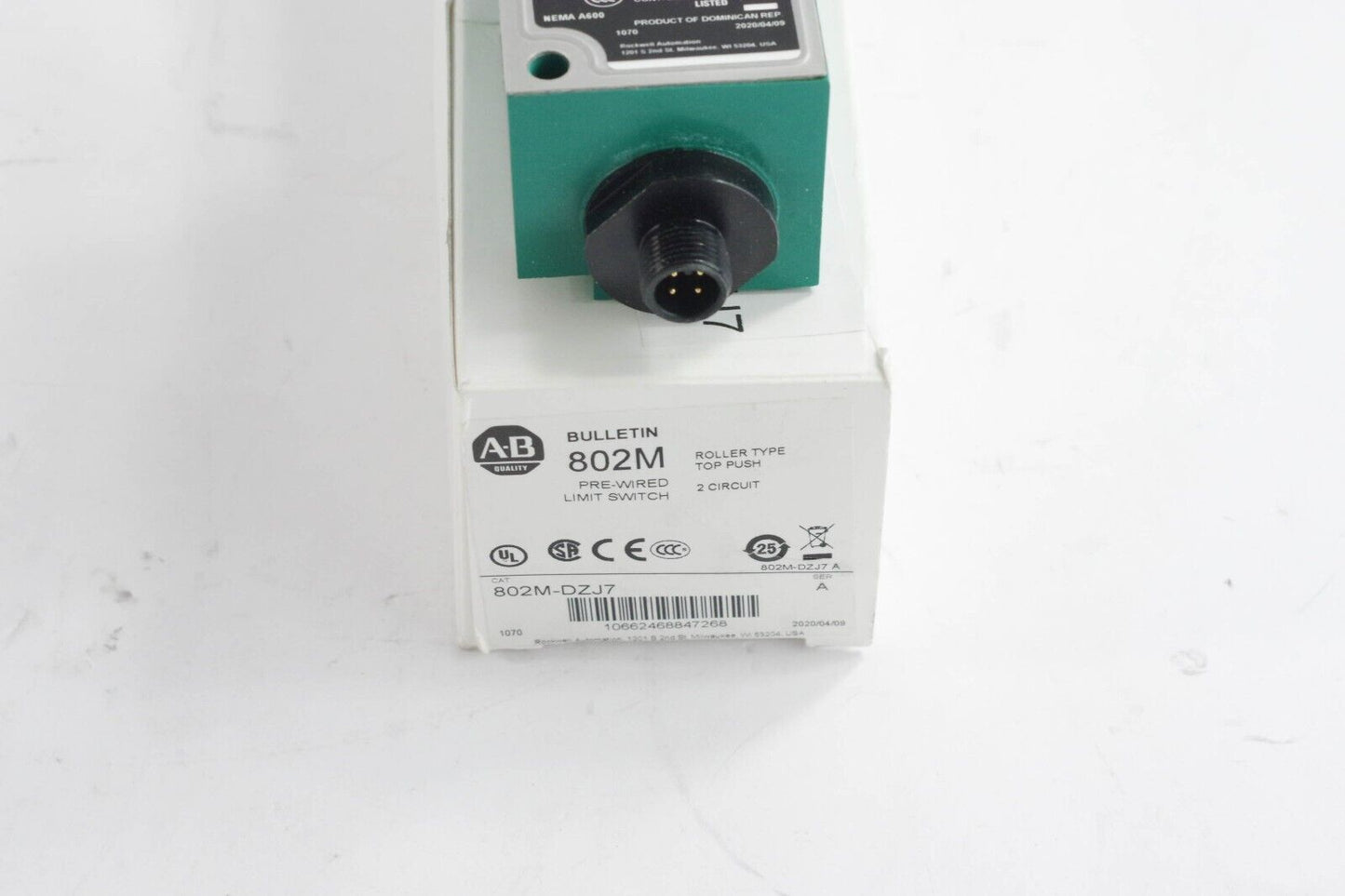 Allen-Bradley 802M-DZJ7 Limit Switch Ser A - Open Box