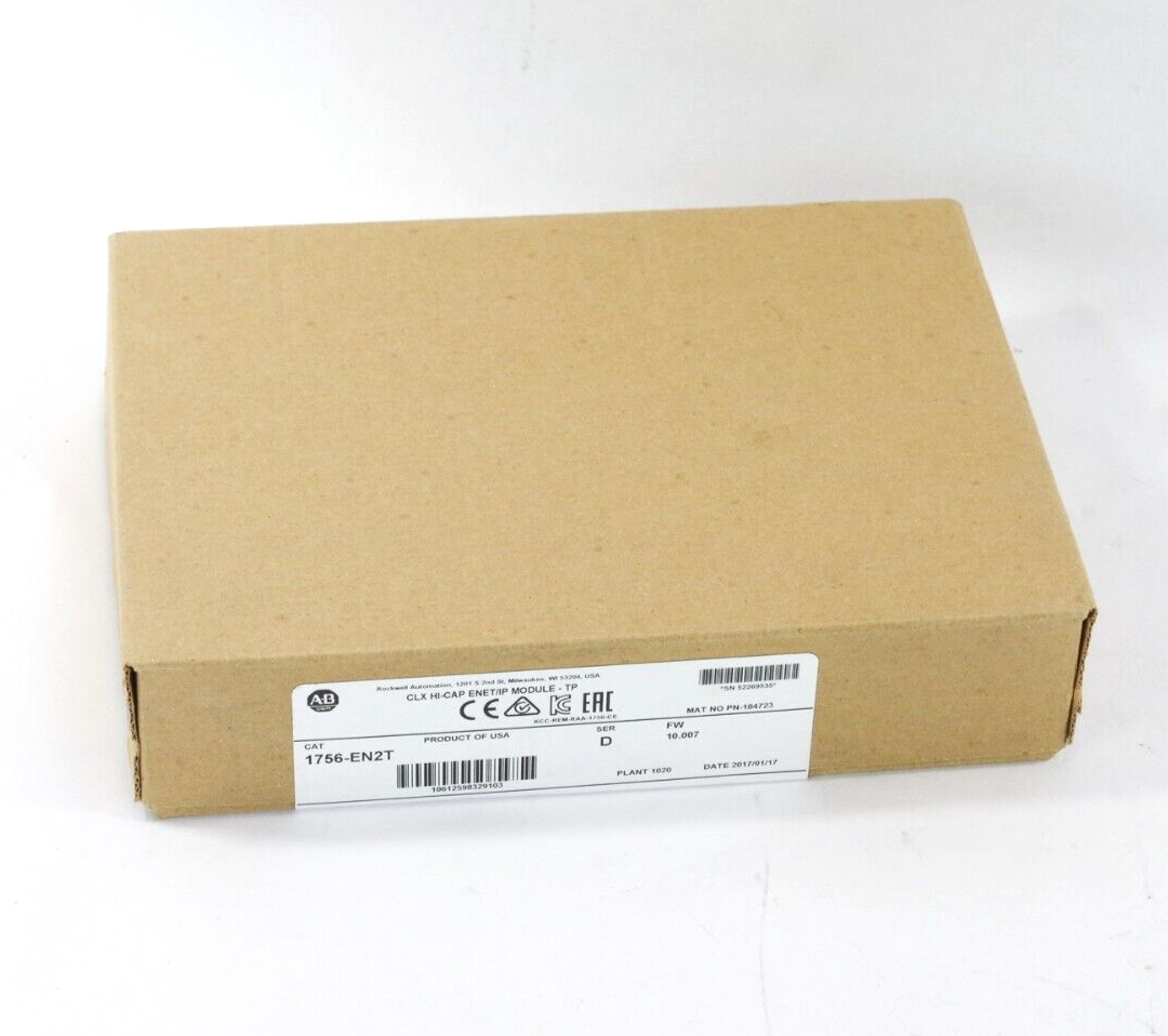 Allen Bradley 1756-EN2T /D Communication Module SER D - New Sealed Surplus