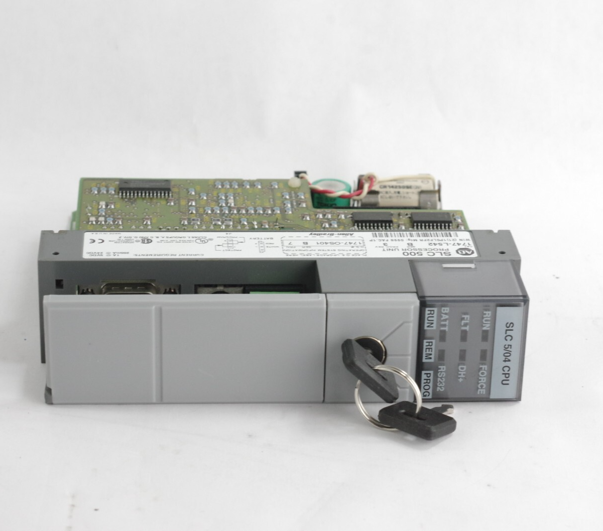 Allen Bradley 1747-L542 /B SLC 500 Processor Control Module OS401/B FRN 7 w/ Key