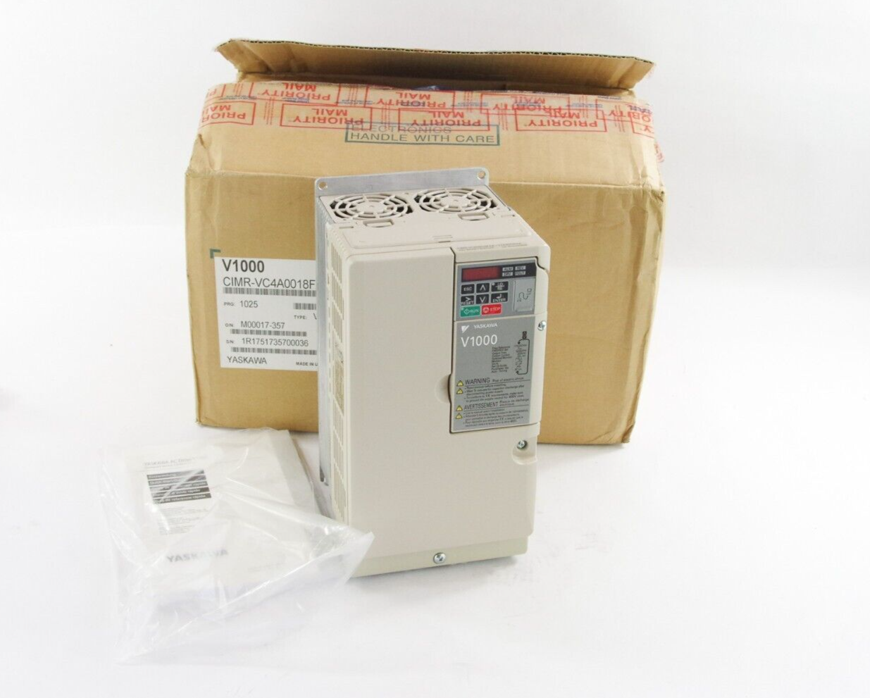 Yaskawa V1000 CIMR-VC4A0018FAA AC Drive REV. A