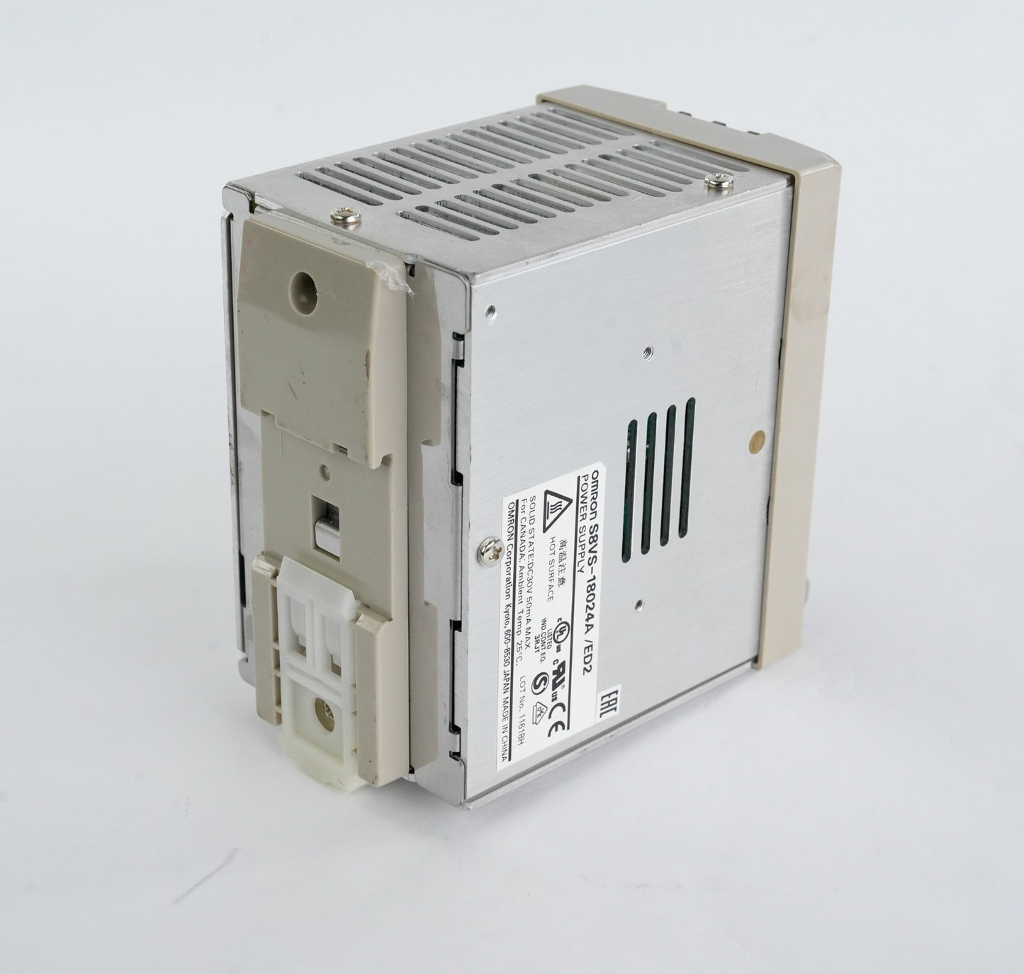 Omron S8VS-18024A /ED2 Power Supply AC100-240V 2.9A S8VS18024A