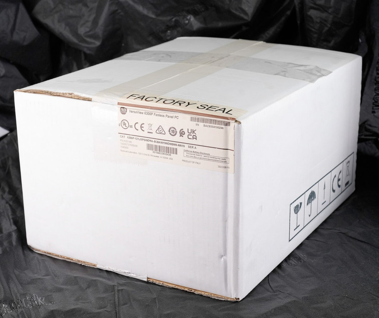 Allen Bradley 6300P-121JXPSWDNA-5CBAW19NDNBNN-NN1S VersaView 6300P PC - Sealed