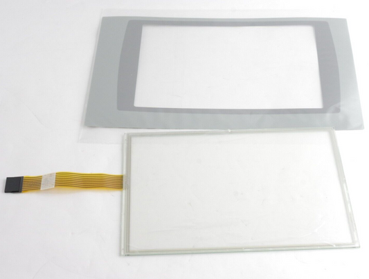 2711P-RDT10C Panelview Glass Digitizer w/ Aftermarket Front Overlay Film + Touch