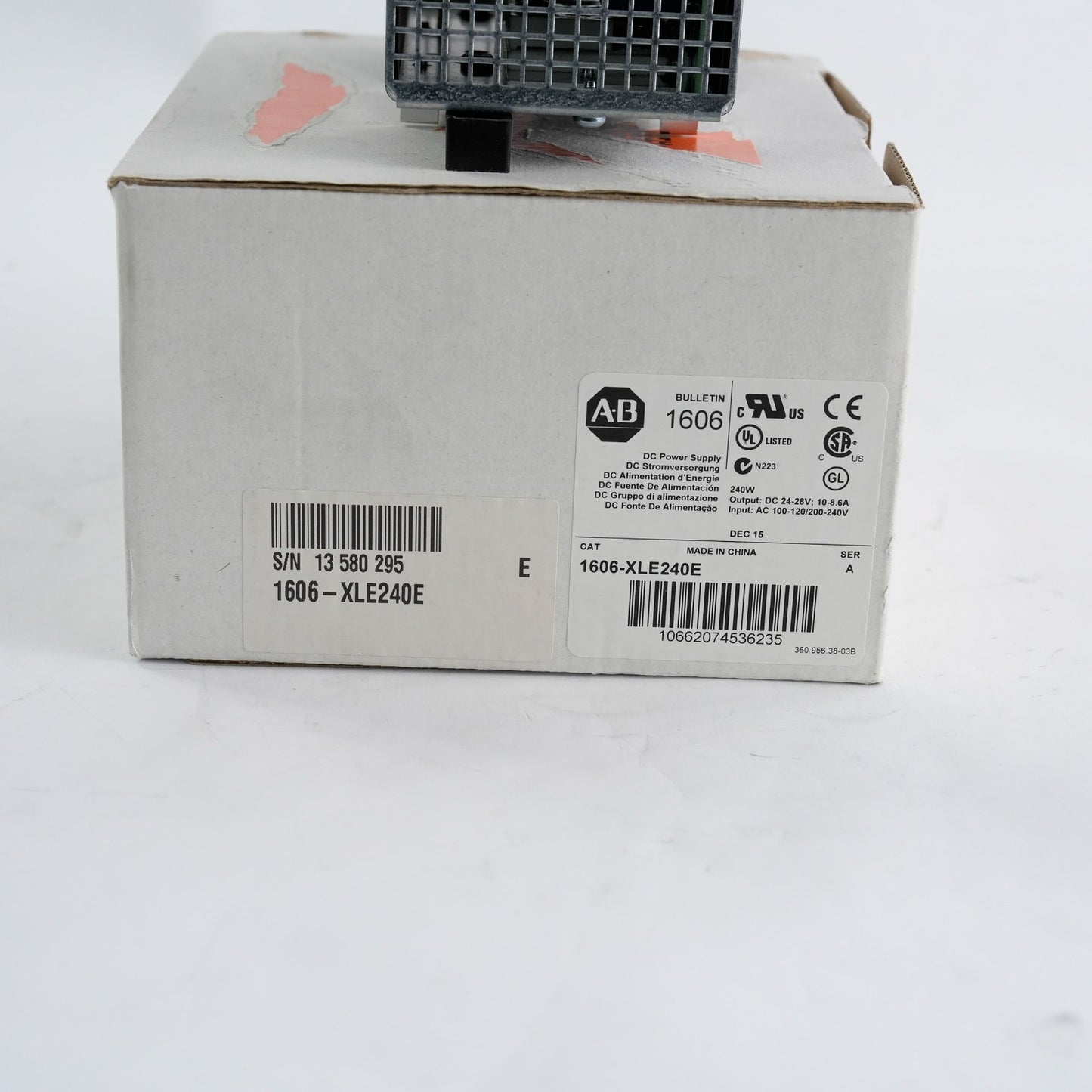 Allen Bradley 1606-XLE240E /A DC Power Supply 240W 28V 240V - Open Box