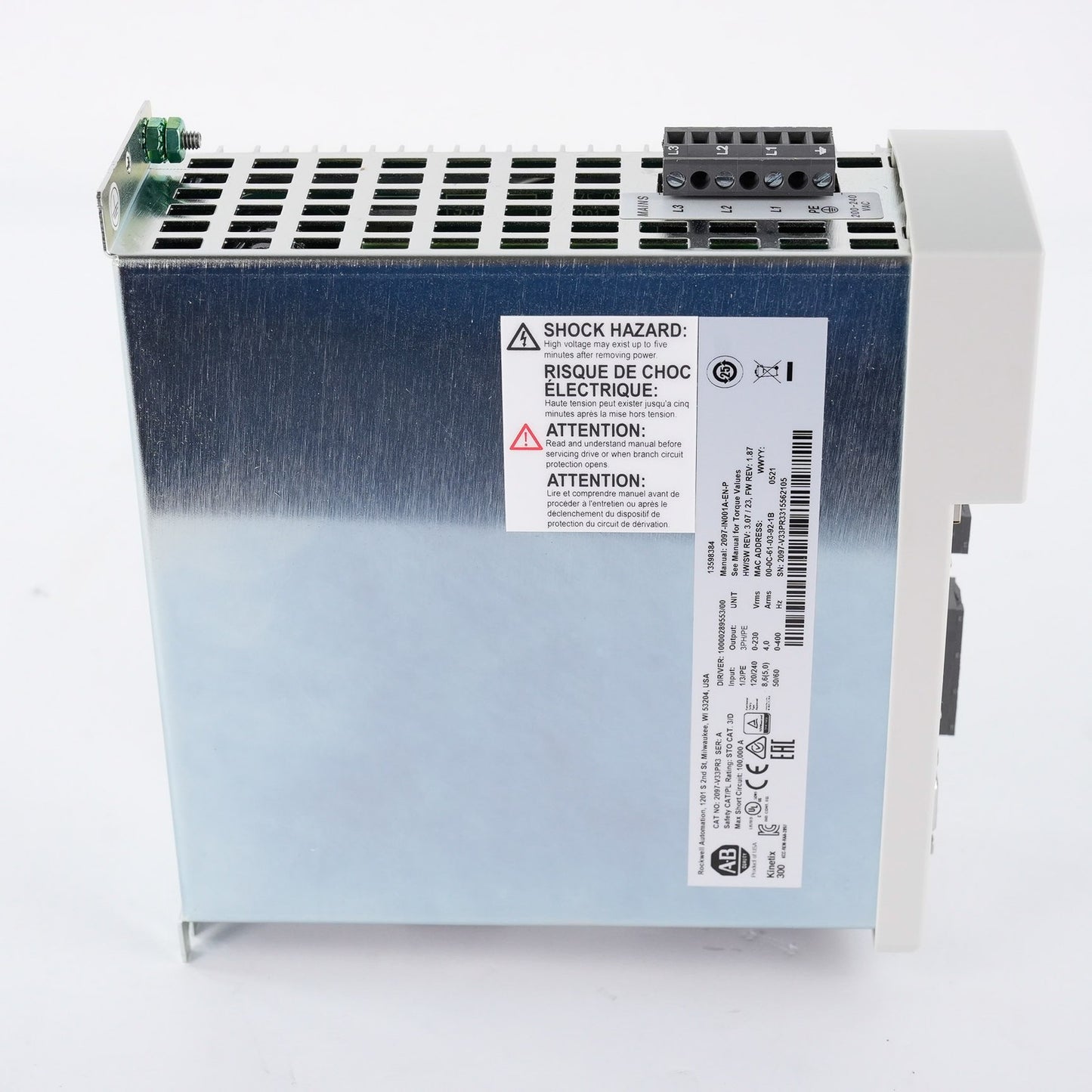 Allen Bradley 2097-V33PR3 /A Kinetix 300 Servo Drive 3-Phase - Open Box