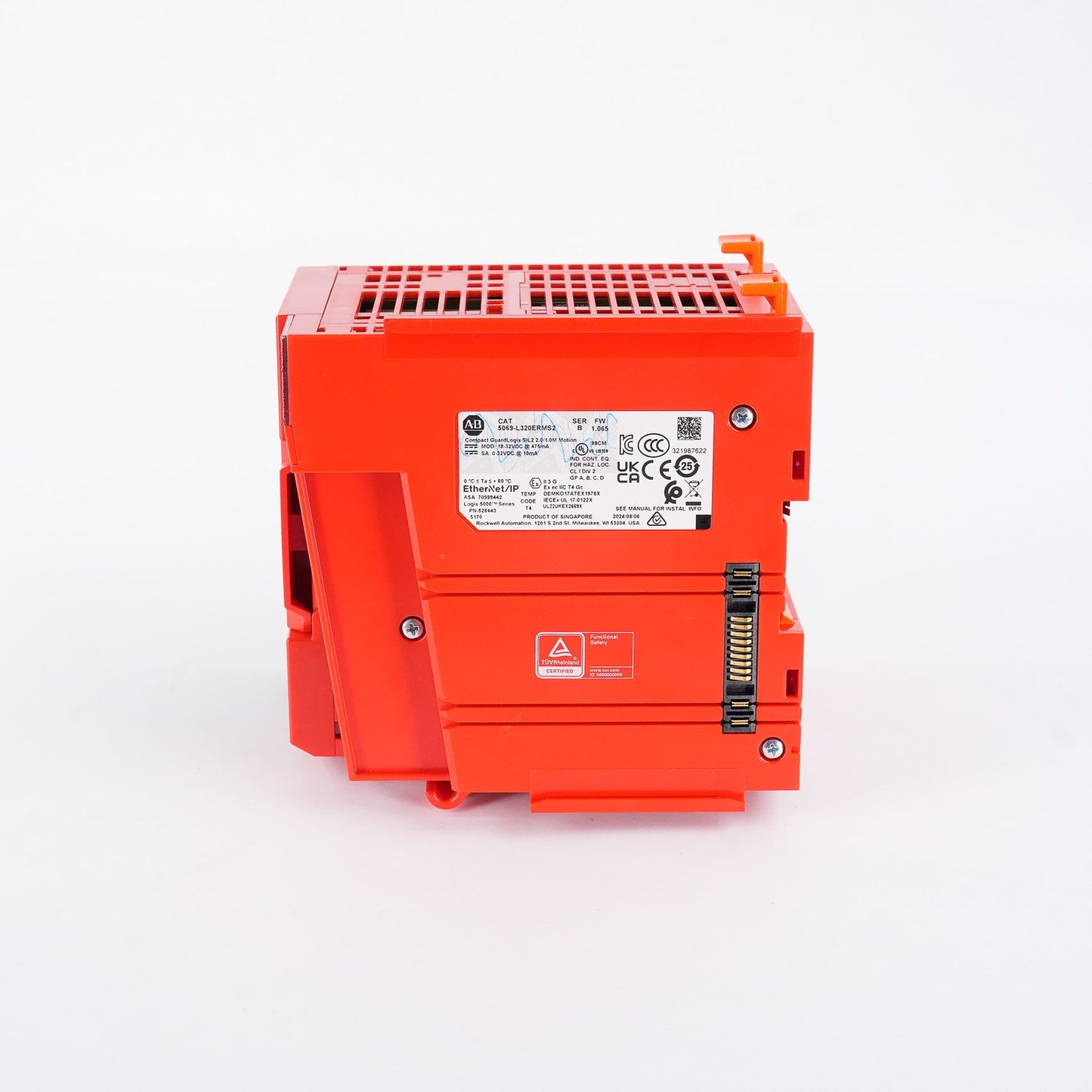 Allen Bradley 5069-L320ERMS2 /B Compact GuardLogix 5380 Safety Controller Red