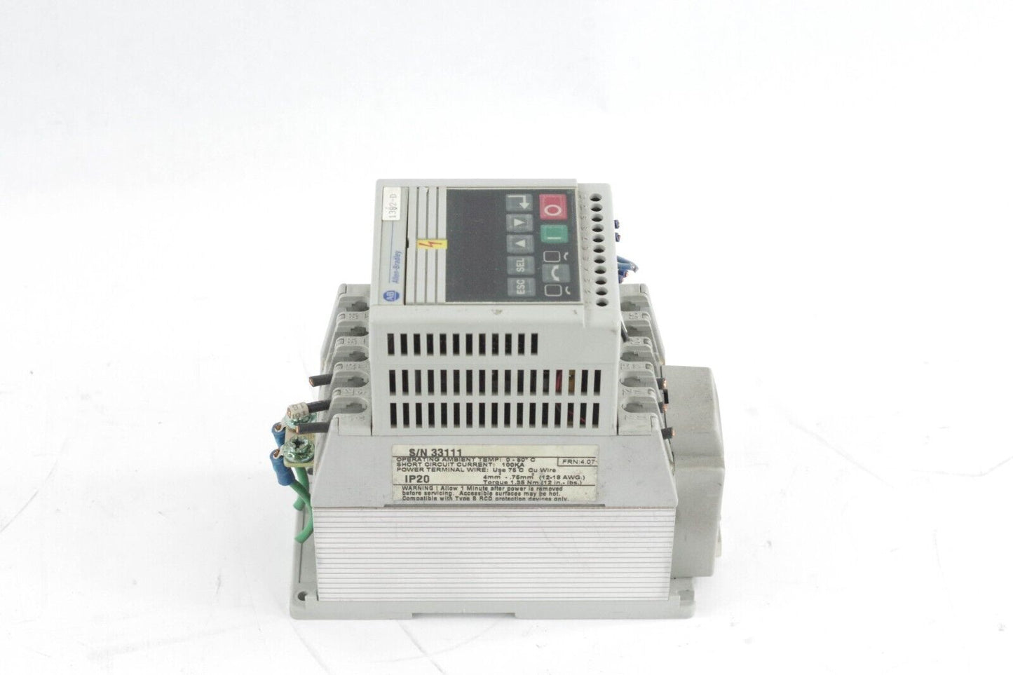 Allen Bradley 160-BA03NSF1P1 AC Drive Series A 1HP 480VAC