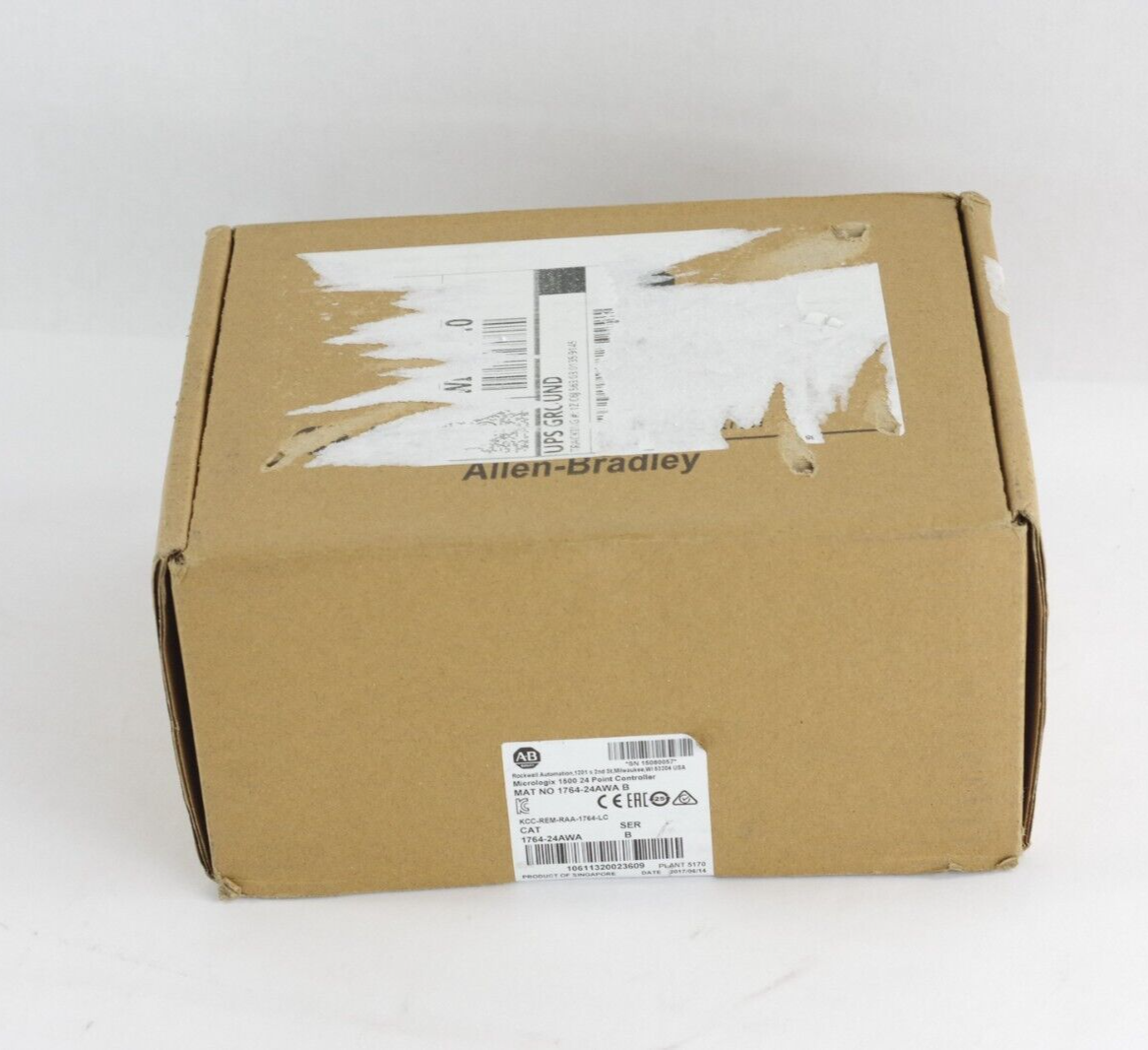 Allen Bradley 1764-24AWA SER B MicroLogix 1500 24 Pt. Controller Sealed Surplus