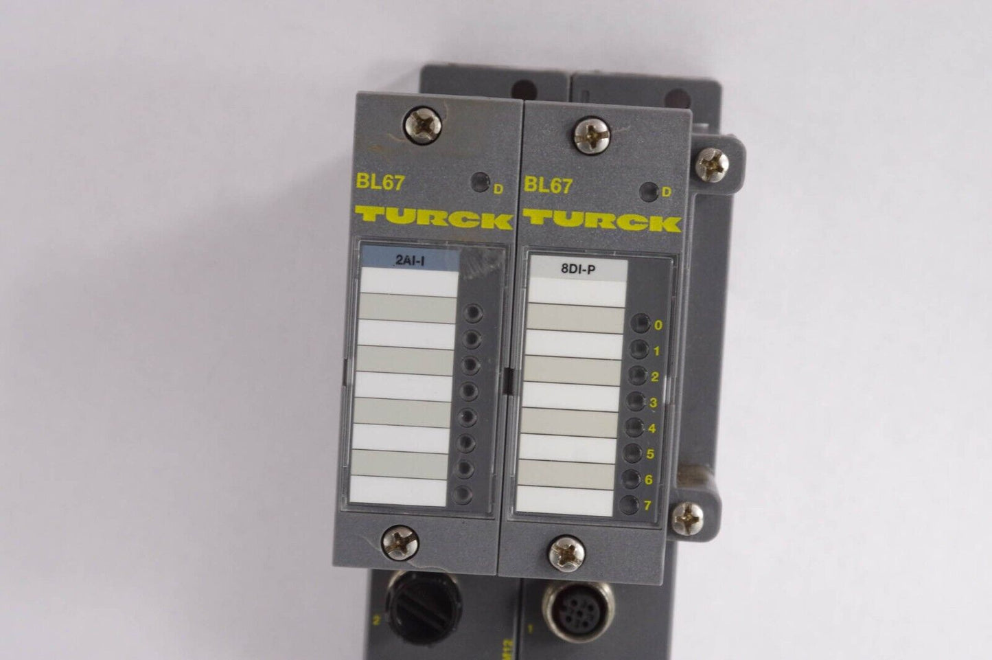 TURCK BL67-B-2M12 and BL67-B-4M12-P MODULE BL67 SYSTEM BASE