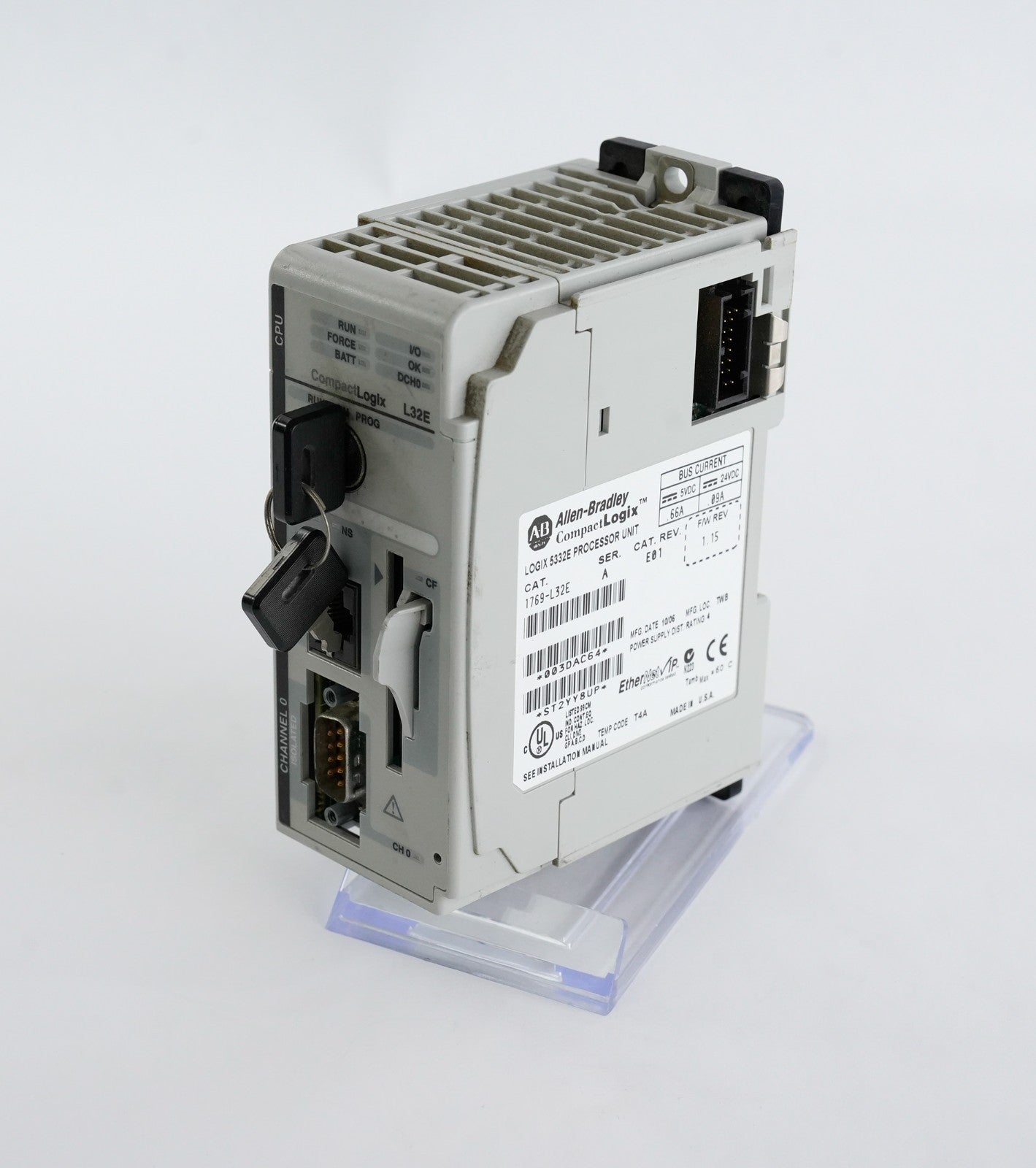 Allen Bradley 1769-L32E /A CompactLogix Logix 5332E Processor Unit 1769L32E