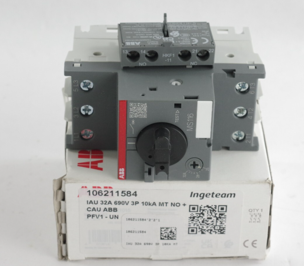 ABB MS116-32 Motor Protection Circuit Breaker 25-32Amp MS11632 - Open Box