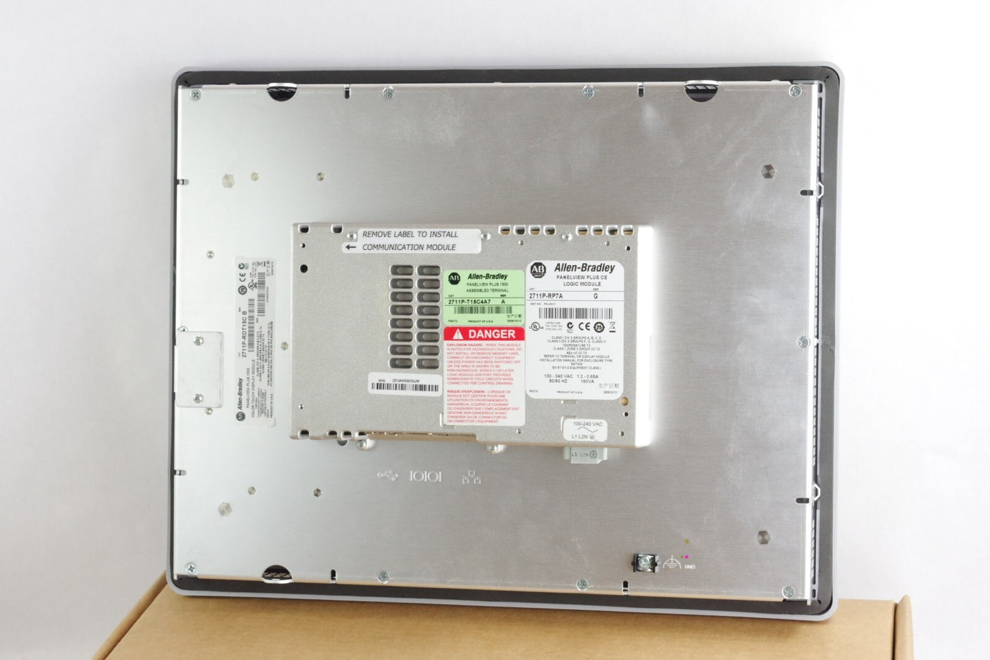 Allen Bradley 2711P-T15C4A7 /A PanelView Plus 15" Terminal 2711p-RP7A G + RDT15C