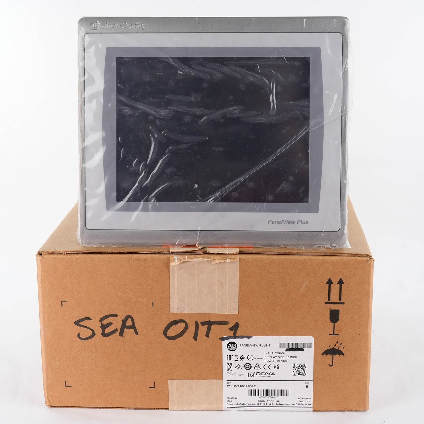 Allen Bradley 2711P-T10C22D9P Ser A PanelView Plus 7 HMI 10.4in Not Original Box