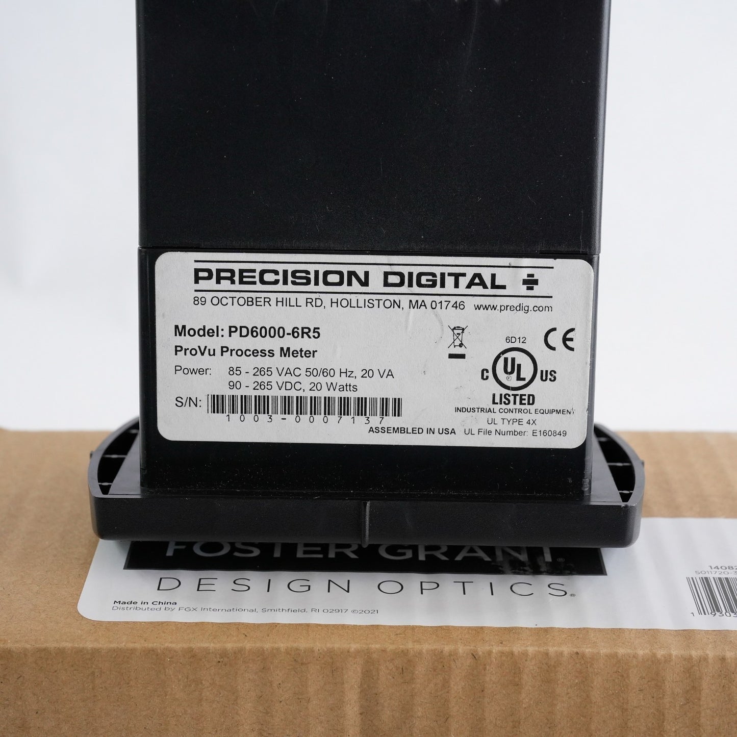 Precision Digital PD6000-6R5 1/8 DIN Process Digital Panel Meter - Open Box