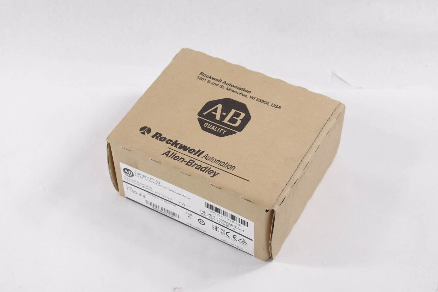 Allen Bradley 1769-IF8 Ser A CompactLogix 8Pt Analog Input Module Sealed Surplus